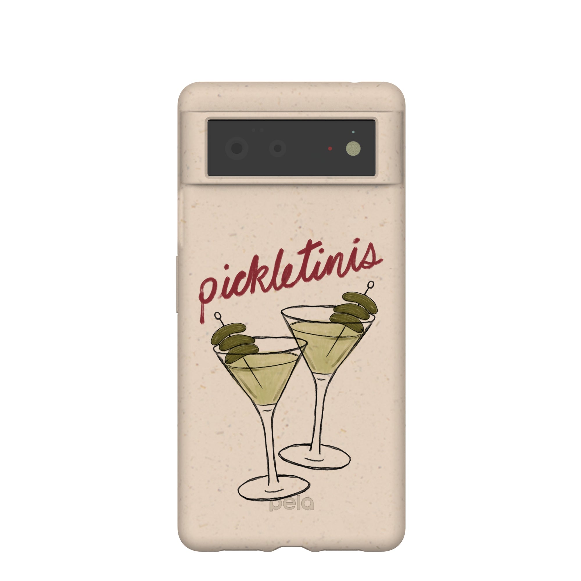 Seashell Pickletinis Google Pixel 6 Case Refurbished - Pela Case refurbished available on Cerqular