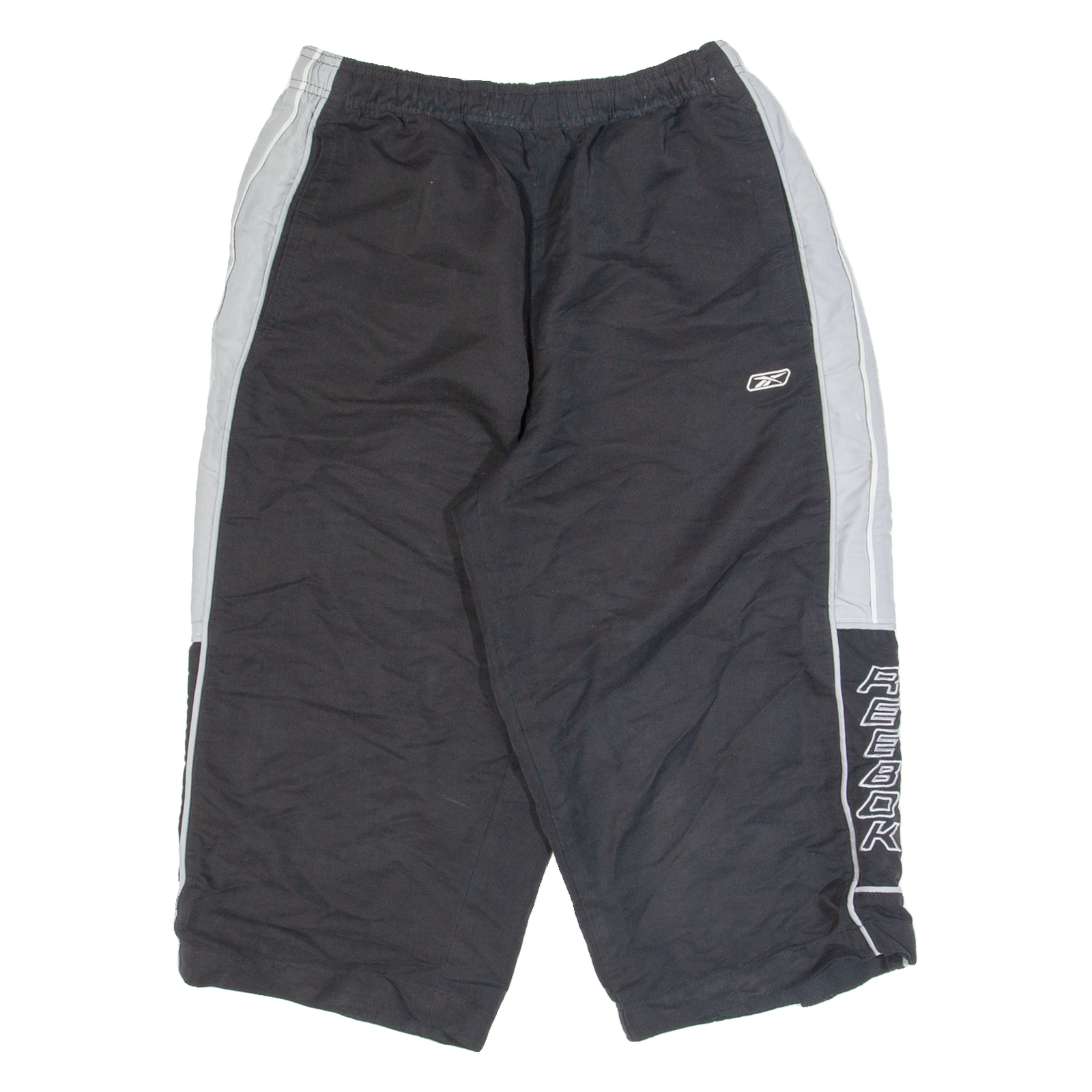 REEBOK Mens Sports Shorts Black Relaxed S W26 Refurbished - N/A refurbished available on Cerqular