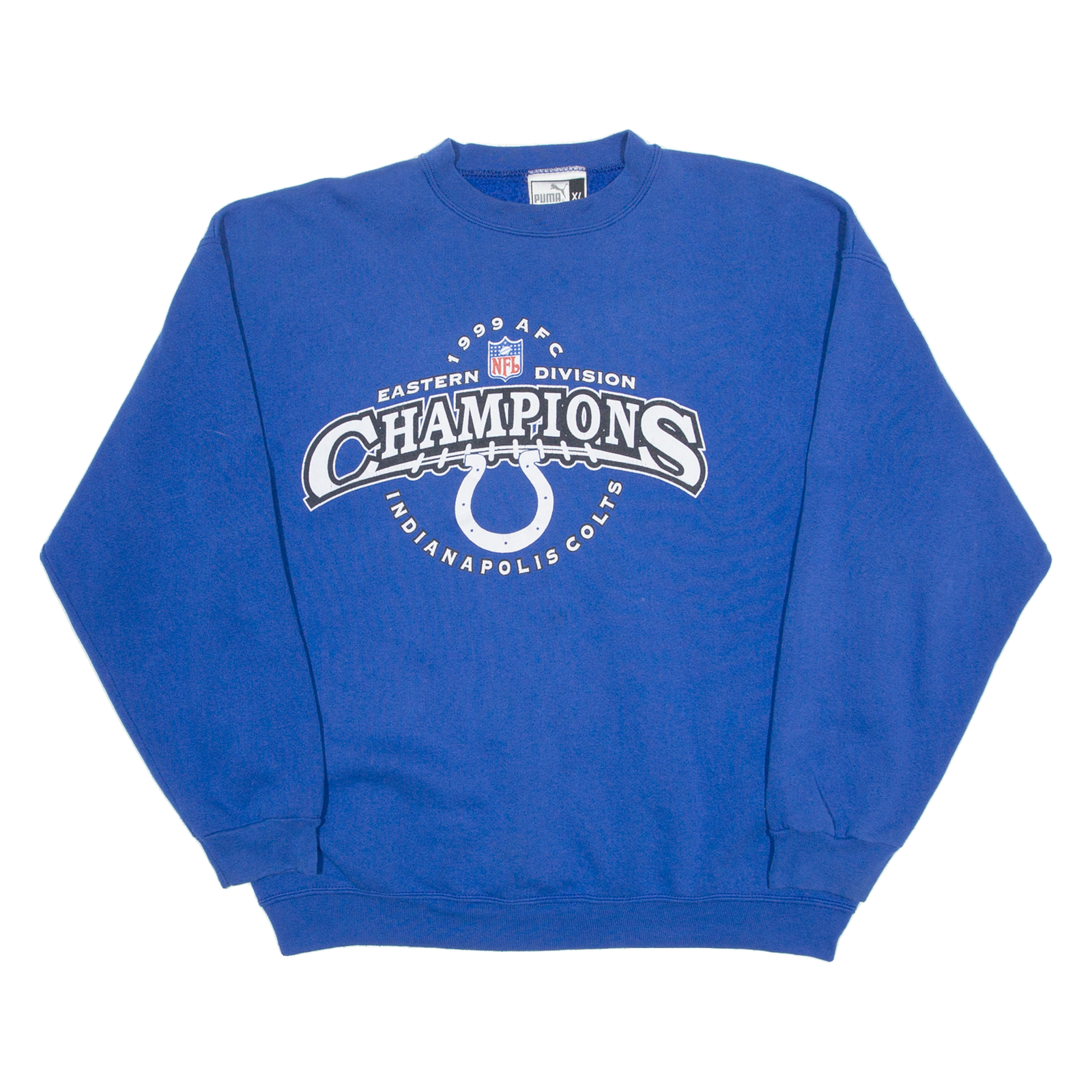PUMA NFL Indianapolis Colts Mens Sweatshirt Blue Crew Neck USA XL Refurbished - N/A refurbished available on Cerqular