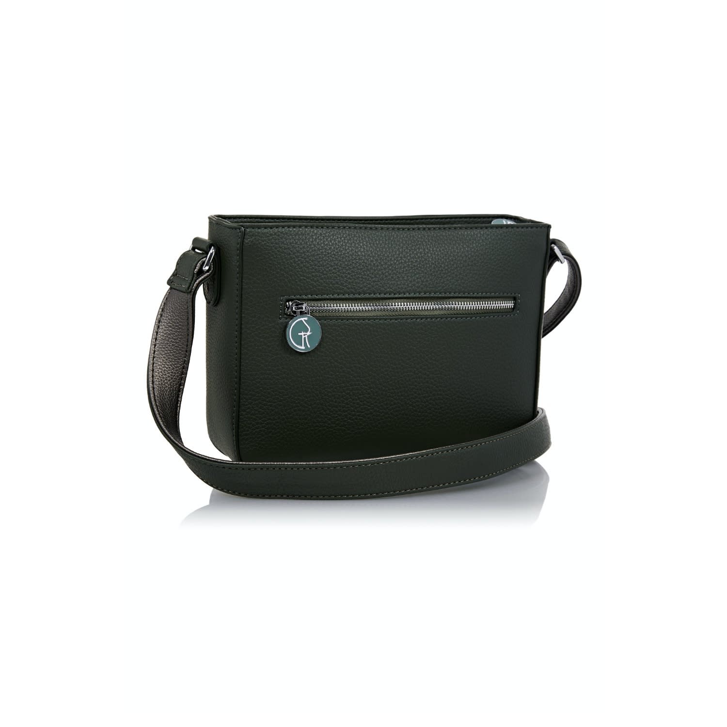 Cross-Body Vegan Handbag In Green & Metallic Refurbished - The Morphbag by GSK refurbished available on Cerqular