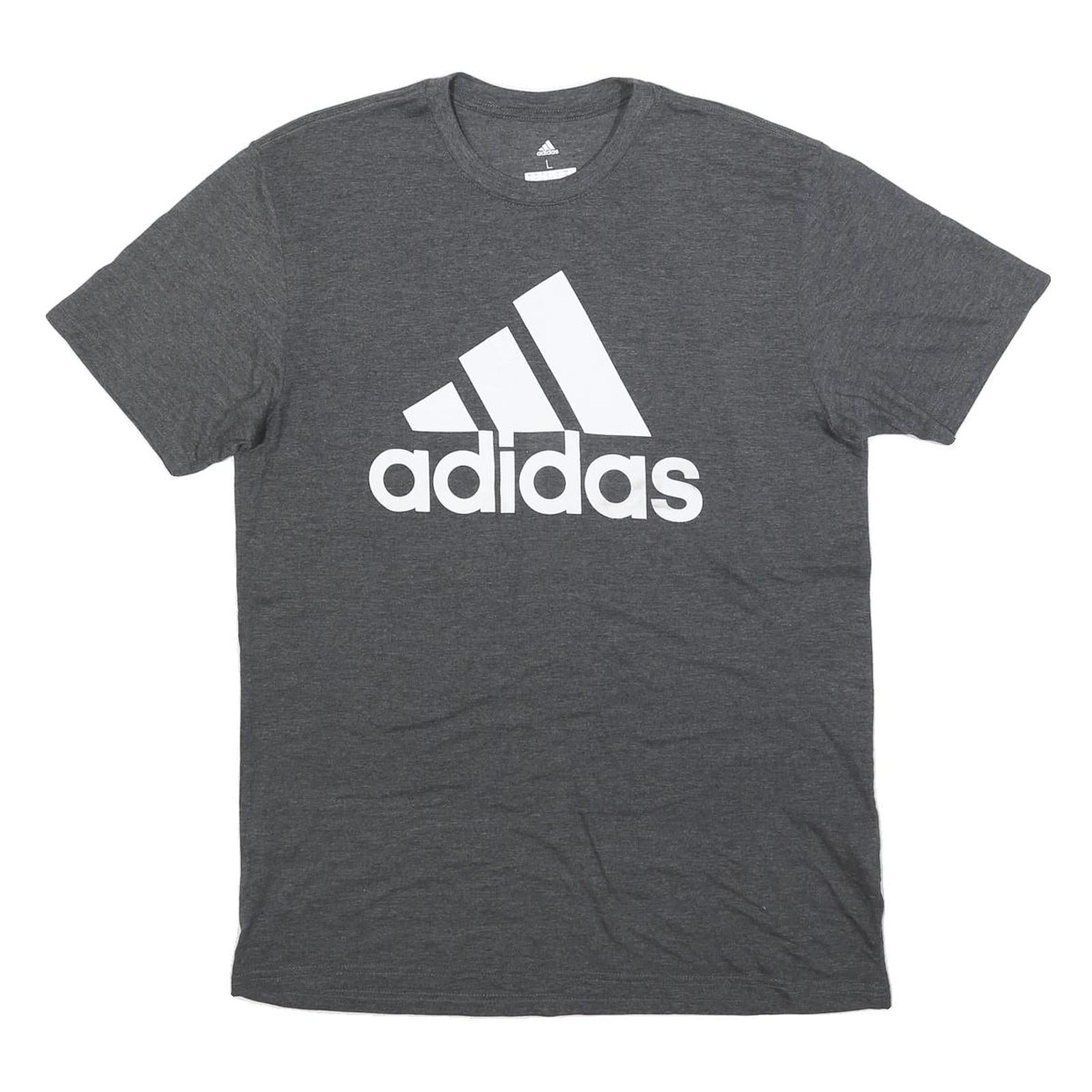 Buy ADIDAS Mens Grey Graphic T-Shirt L Short Sleeve Crew Neck Cotton Blend Refurbished - $16.89 ADIDAS Mens Grey Graphic T-Shirt L Short Sleeve Crew Neck Cotton Blend Refurbished - N/A refurbished available on Cerqular