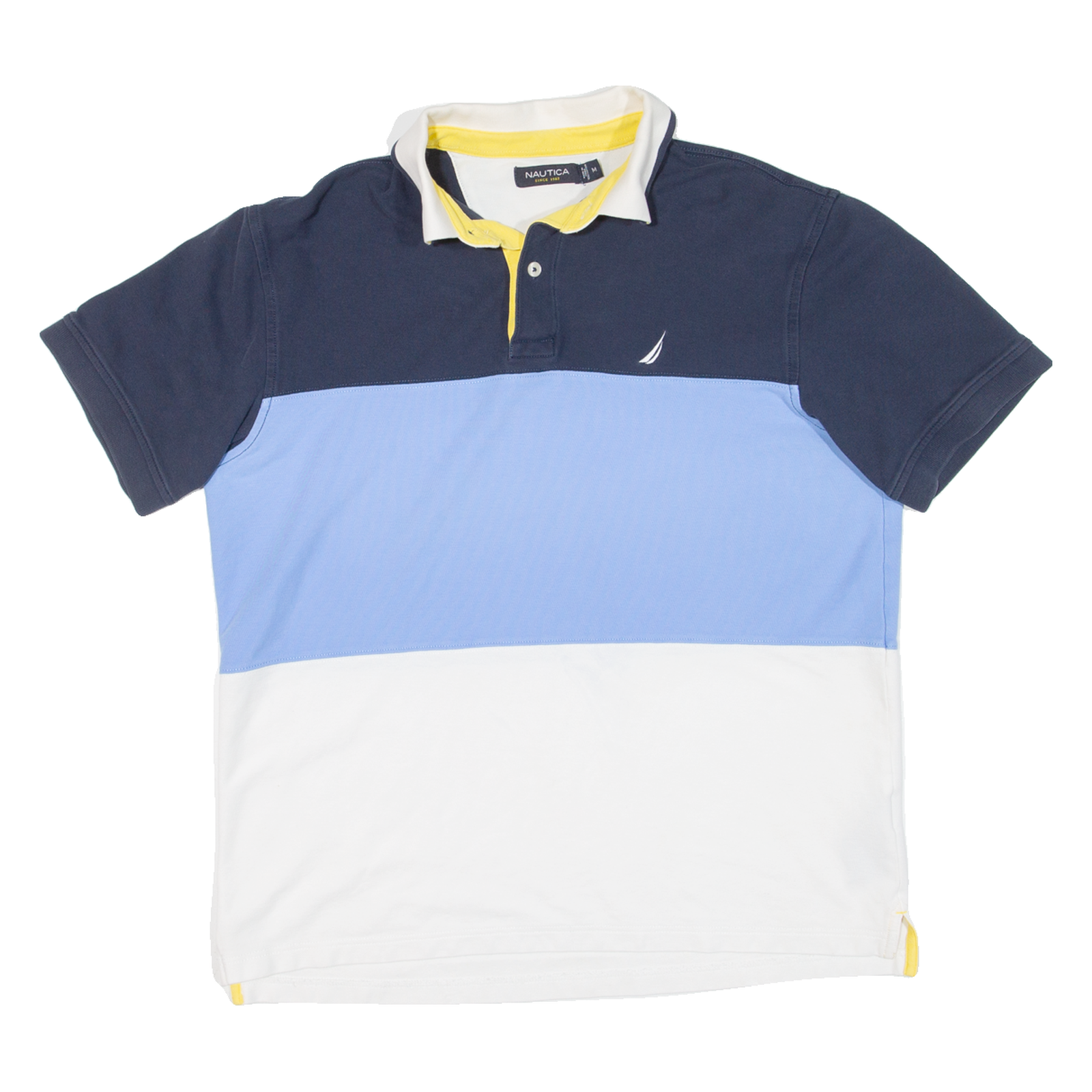 NAUTICA Mens Polo Shirt Blue M Refurbished - N/A refurbished available on Cerqular