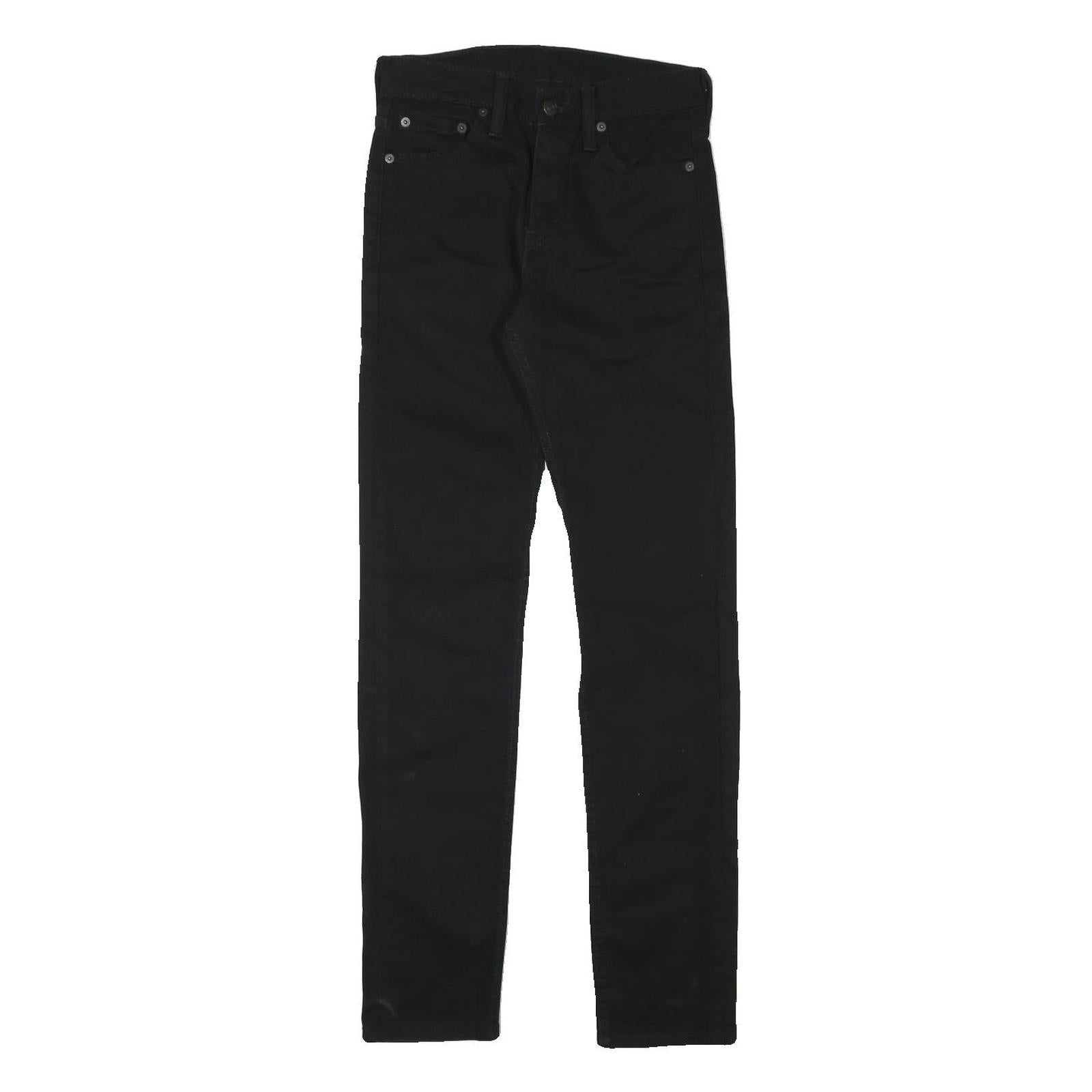LEVI'S Mens Slim Black Jeans Denim W27 L32 Zip Classic Refurbished - N/A refurbished available on Cerqular