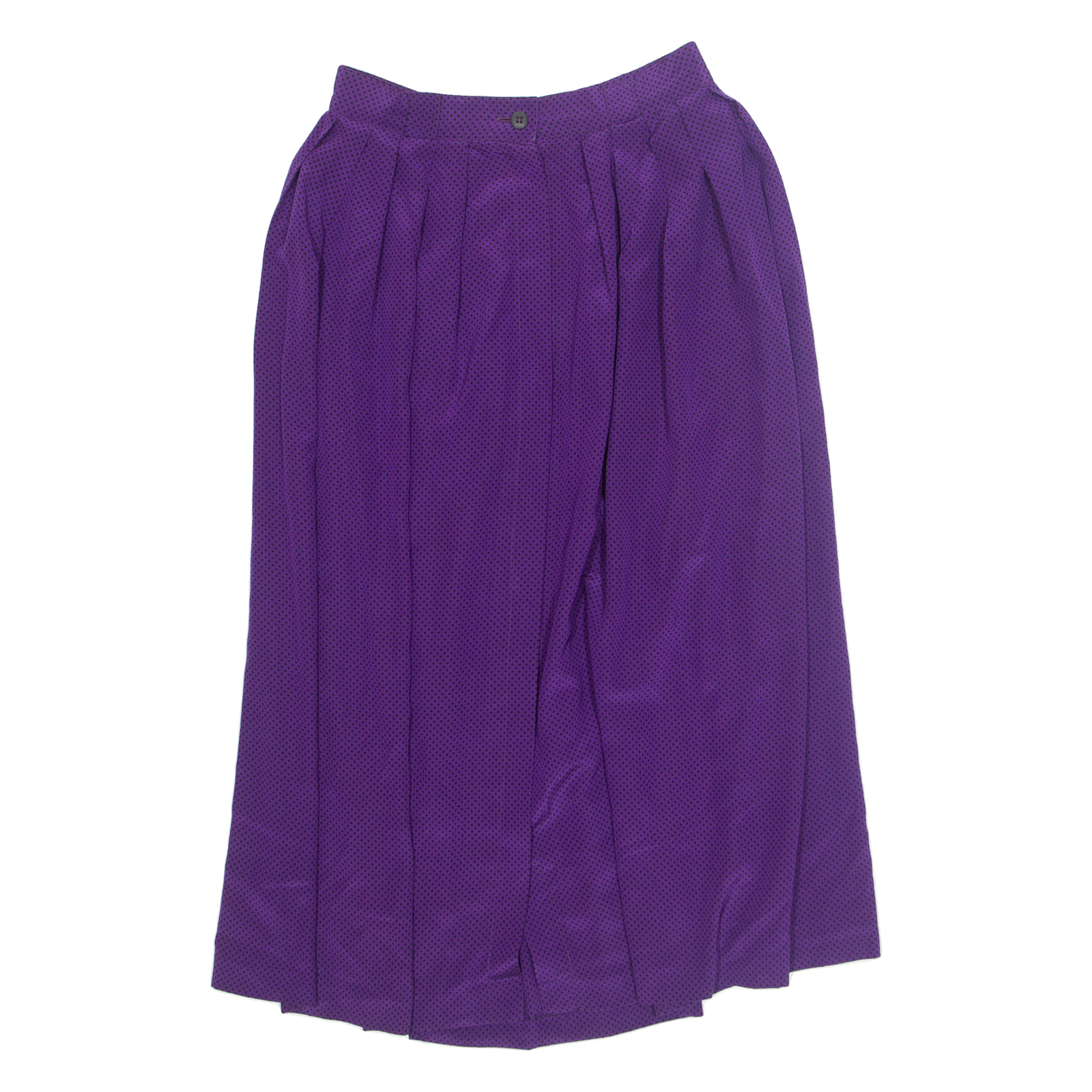 LATAA STYLE Womens A-Line Skirt Purple Midi Spotted S Refurbished - N/A refurbished available on Cerqular