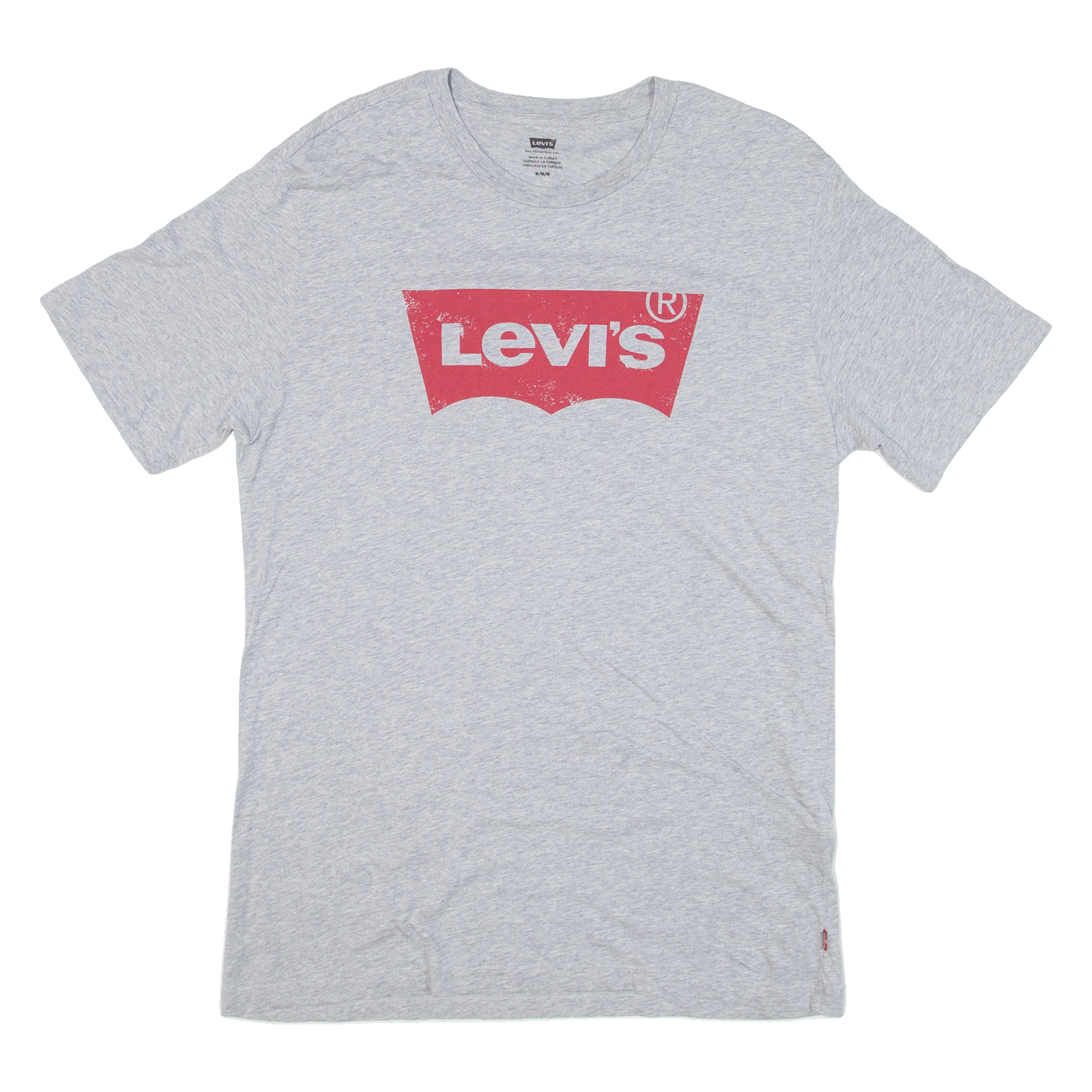 LEVI'S Mens T-Shirt Grey M Refurbished - N/A refurbished available on Cerqular
