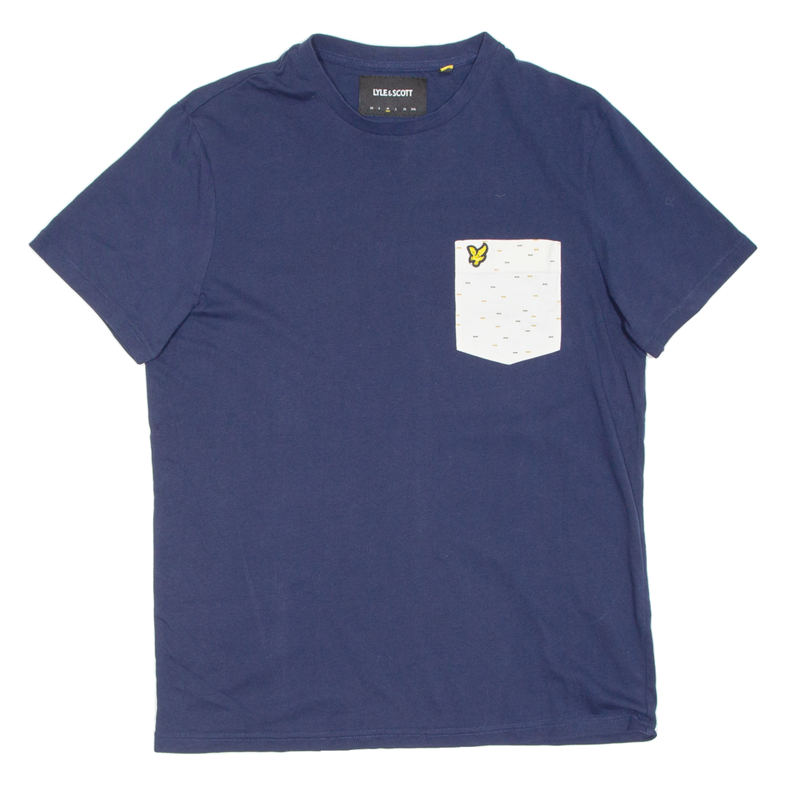LYLE & SCOTT Mens T-Shirt Blue M Refurbished - N/A refurbished available on Cerqular