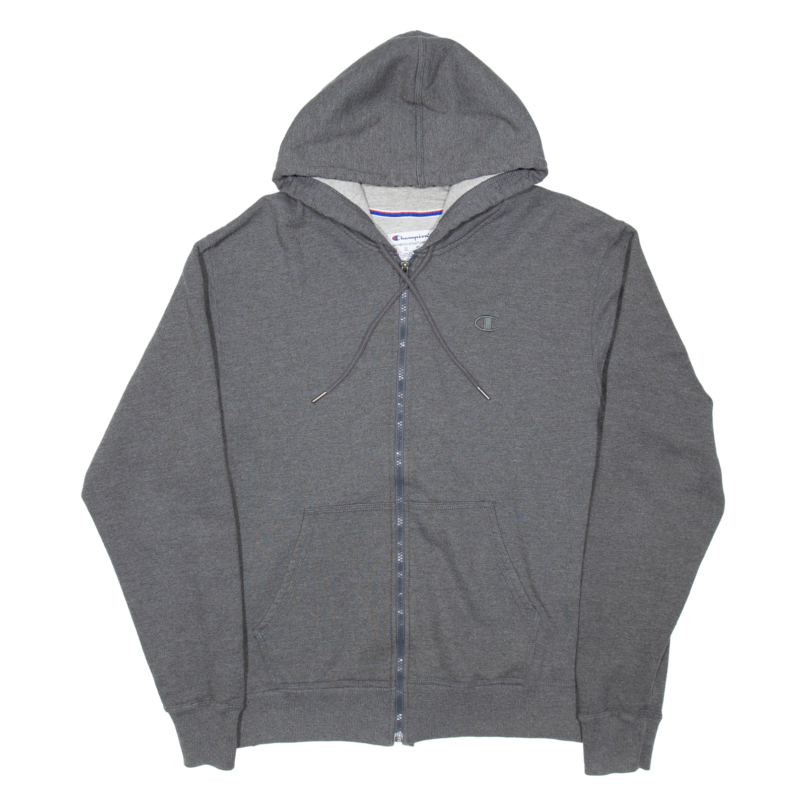 CHAMPION Mens Grey Hoodie Full Zip M Refurbished - N/A refurbished available on Cerqular