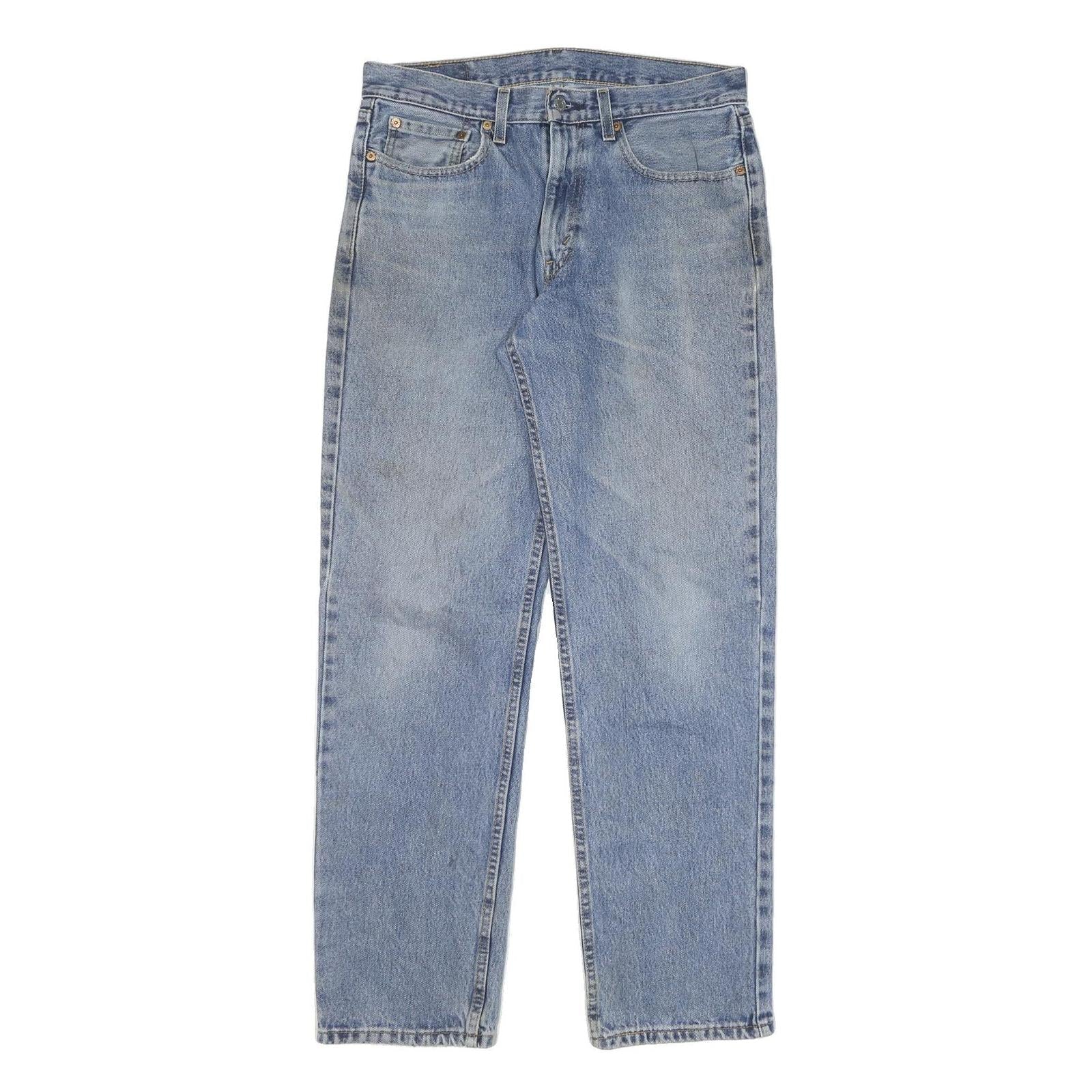 LEVI'S 550 Mens Regular Blue Denim Medium W31 L32 Classic Straight Zip Jeans Refurbished - N/A refurbished available on Cerqular