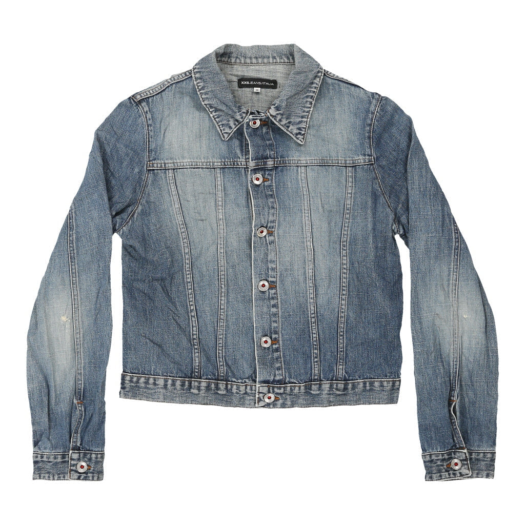 Buy Y2K Jeans Italia Denim Jacket - XS Blue Cotton Refurbished - $33.49 Y2K Jeans Italia Denim Jacket - XS Blue Cotton Refurbished - Thrifted (note: this is a term often used to describe second- refurbished available on Cerqular