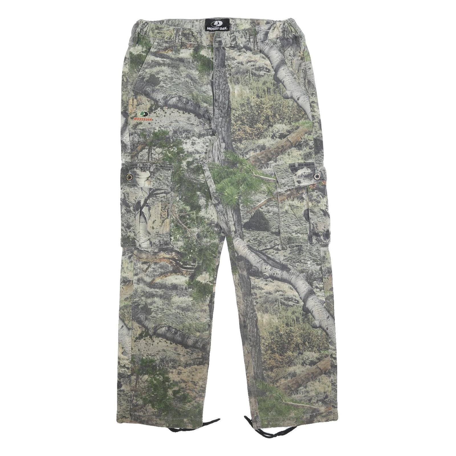 MOSSY OAK Mens Cotton Blend Camouflage Regular Cargo Trousers W32 L29 Outdoor Refurbished - N/A refurbished available on Cerqular