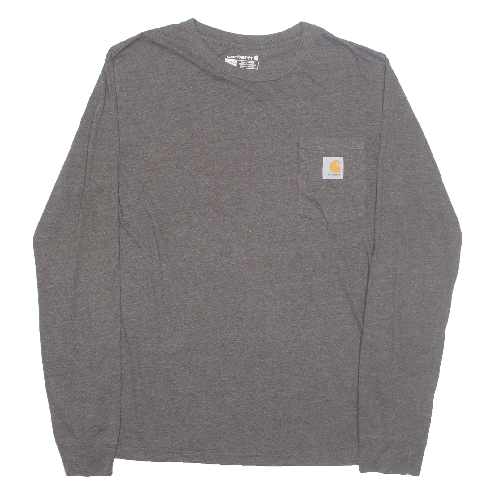 CARHARTT Womens T-Shirt Brown Long Sleeve XL Refurbished - N/A refurbished available on Cerqular