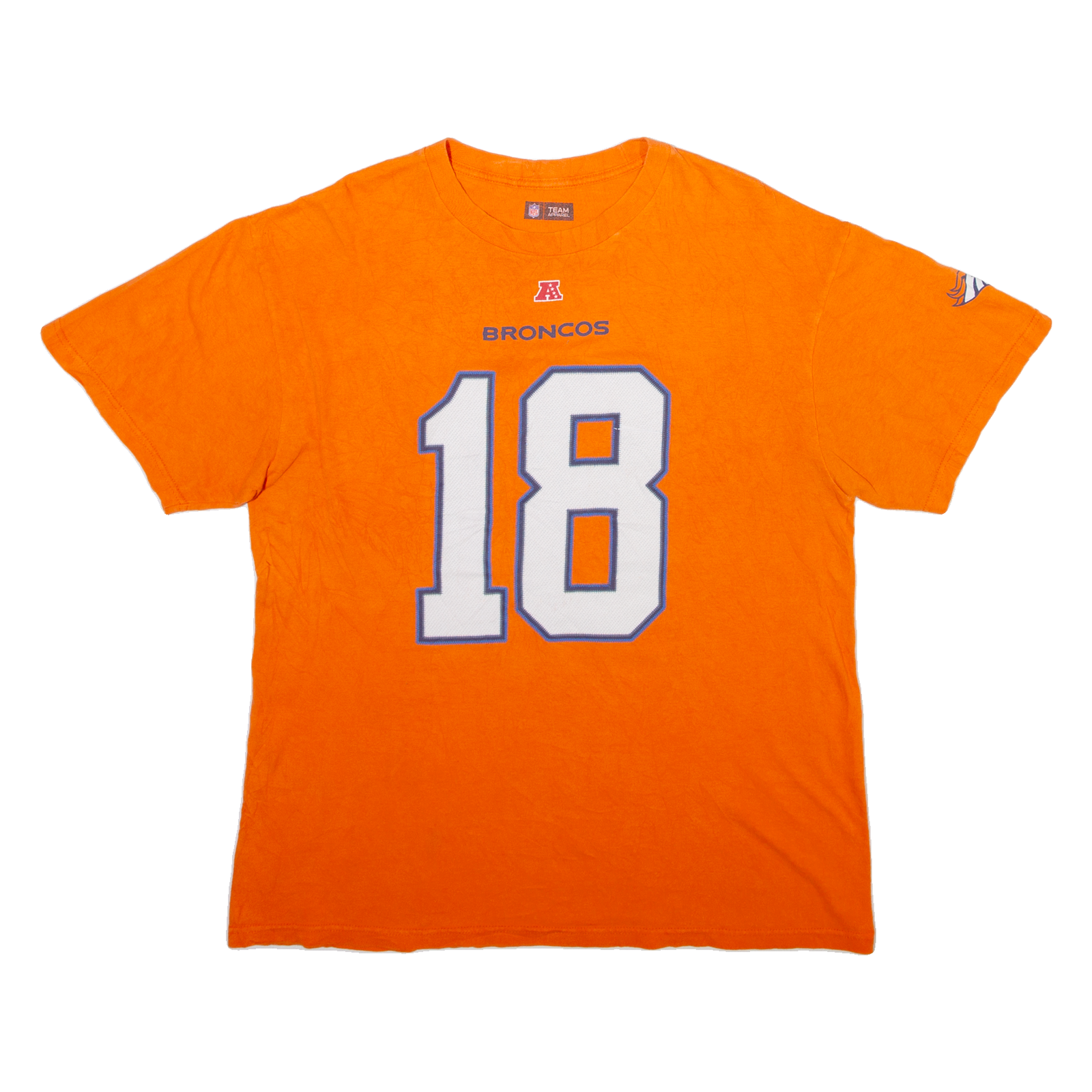 Buy NFL Denver Broncos Mens T-Shirt Orange USA L Refurbished - $18.19 NFL Denver Broncos Mens T-Shirt Orange USA L Refurbished - N/A refurbished available on Cerqular