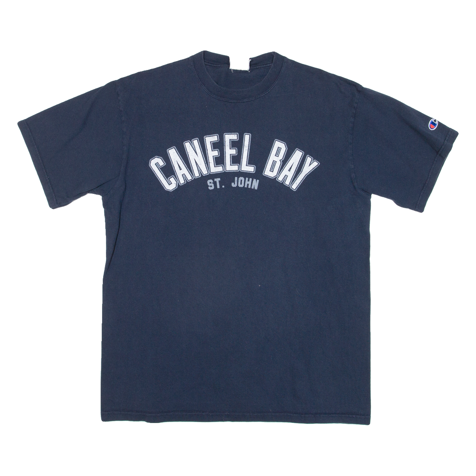 CHAMPION Caneel Bay St. John Mens T-Shirt Blue USA L Refurbished - N/A refurbished available on Cerqular