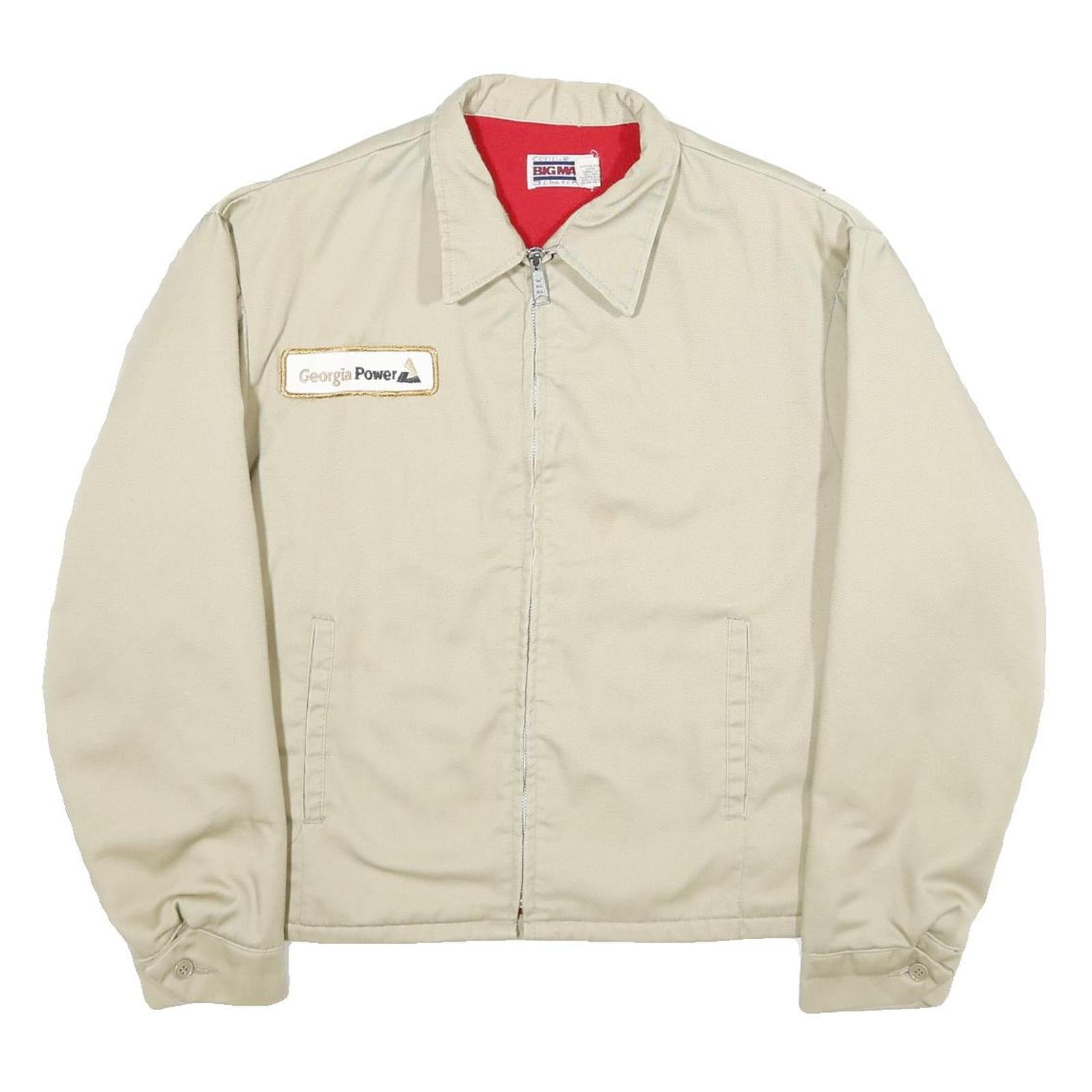Buy BIG MAC Mens Beige Workwear Jacket L Polyester Blend Zip Plain Durable Refurbished - $85.79 BIG MAC Mens Beige Workwear Jacket L Polyester Blend Zip Plain Durable Refurbished - N/A refurbished available on Cerqular