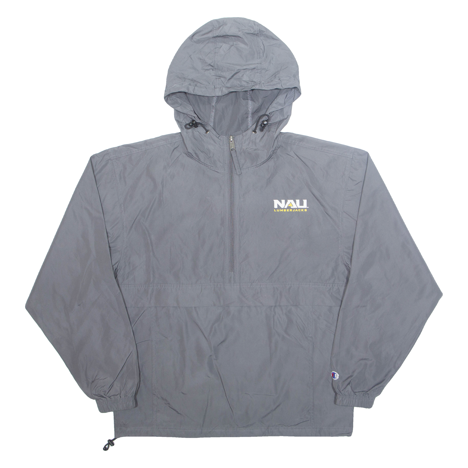 CHAMPION NAU Lumberjacks Pullover Mens Anorak Jacket Grey USA Hooded S Refurbished - N/A refurbished available on Cerqular