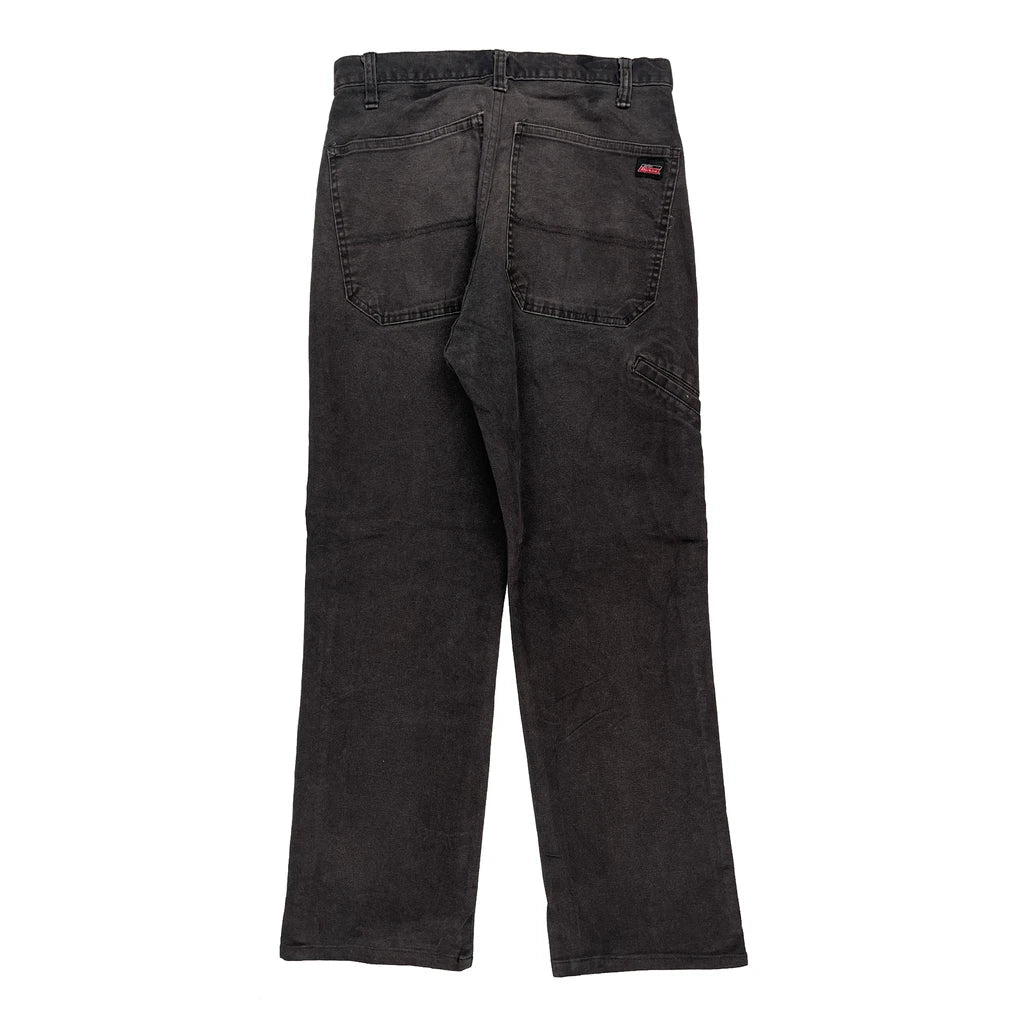 Dickies Jeans - 28W UK 8 Black Cotton Refurbished - Thrifted (note: this is a term often used to describe second- refurbished available on Cerqular