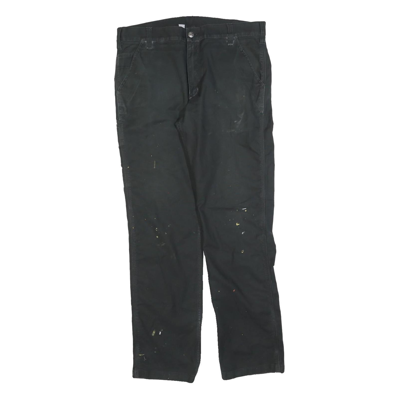 Buy CARHARTT Mens Black Relaxed Straight Cotton Blend Trousers W36 L34 Workwear Zip Refurbished - $40.29 CARHARTT Mens Black Relaxed Straight Cotton Blend Trousers W36 L34 Workwear Zip Refurbished - N/A refurbished available on Cerqular