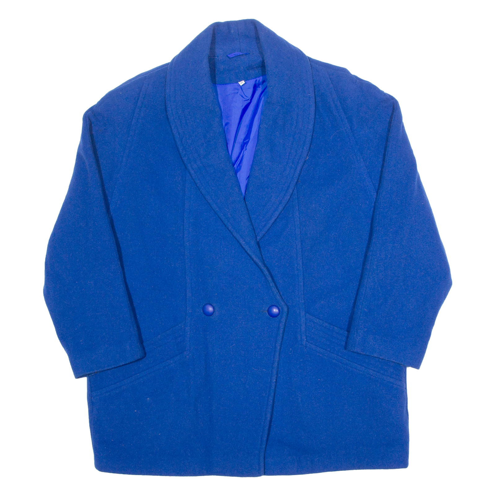 CHARLES VOGELE Womens Jacket Blue Wool 90s L Refurbished - N/A refurbished available on Cerqular