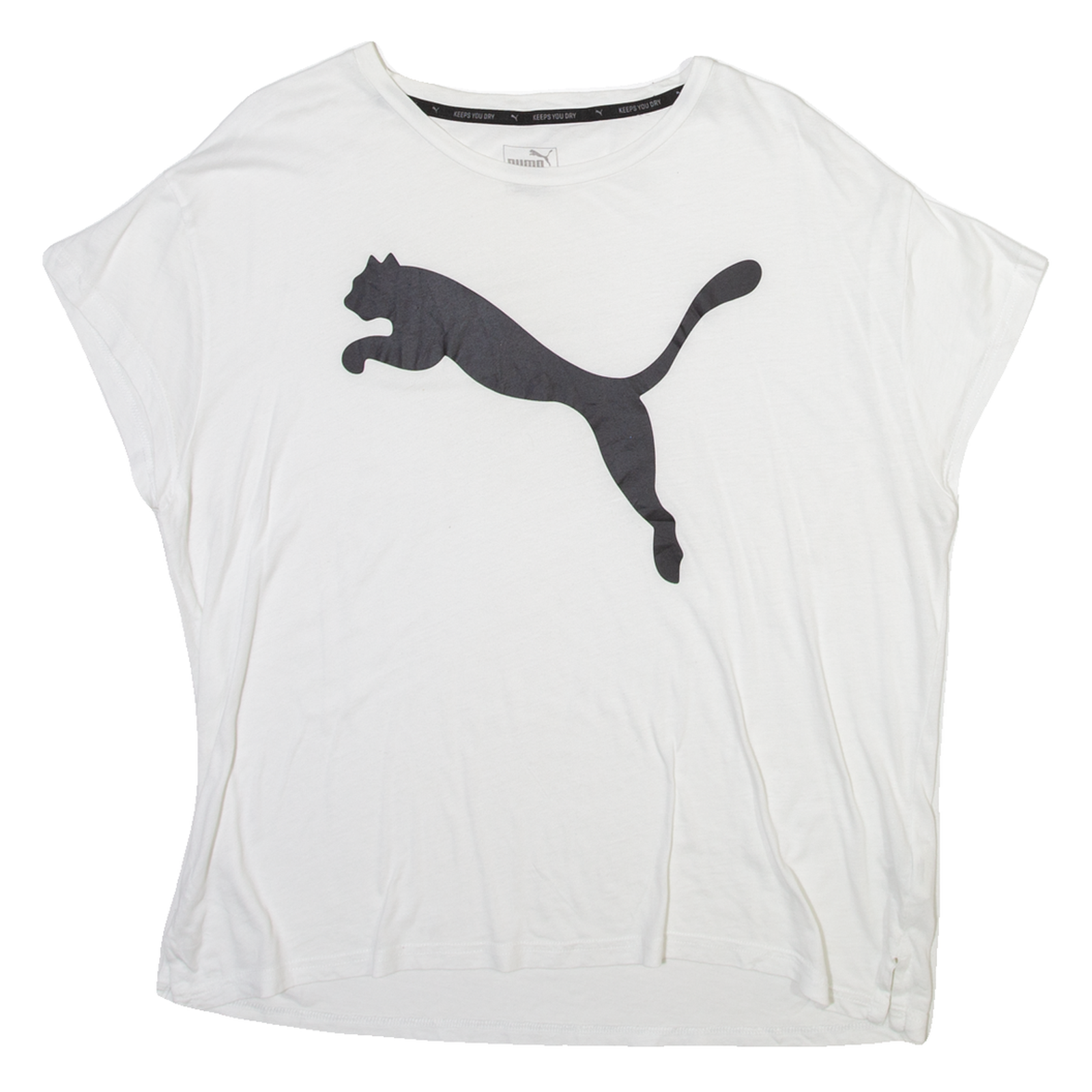 PUMA Womens T-Shirt White UK 16 Refurbished - N/A refurbished available on Cerqular