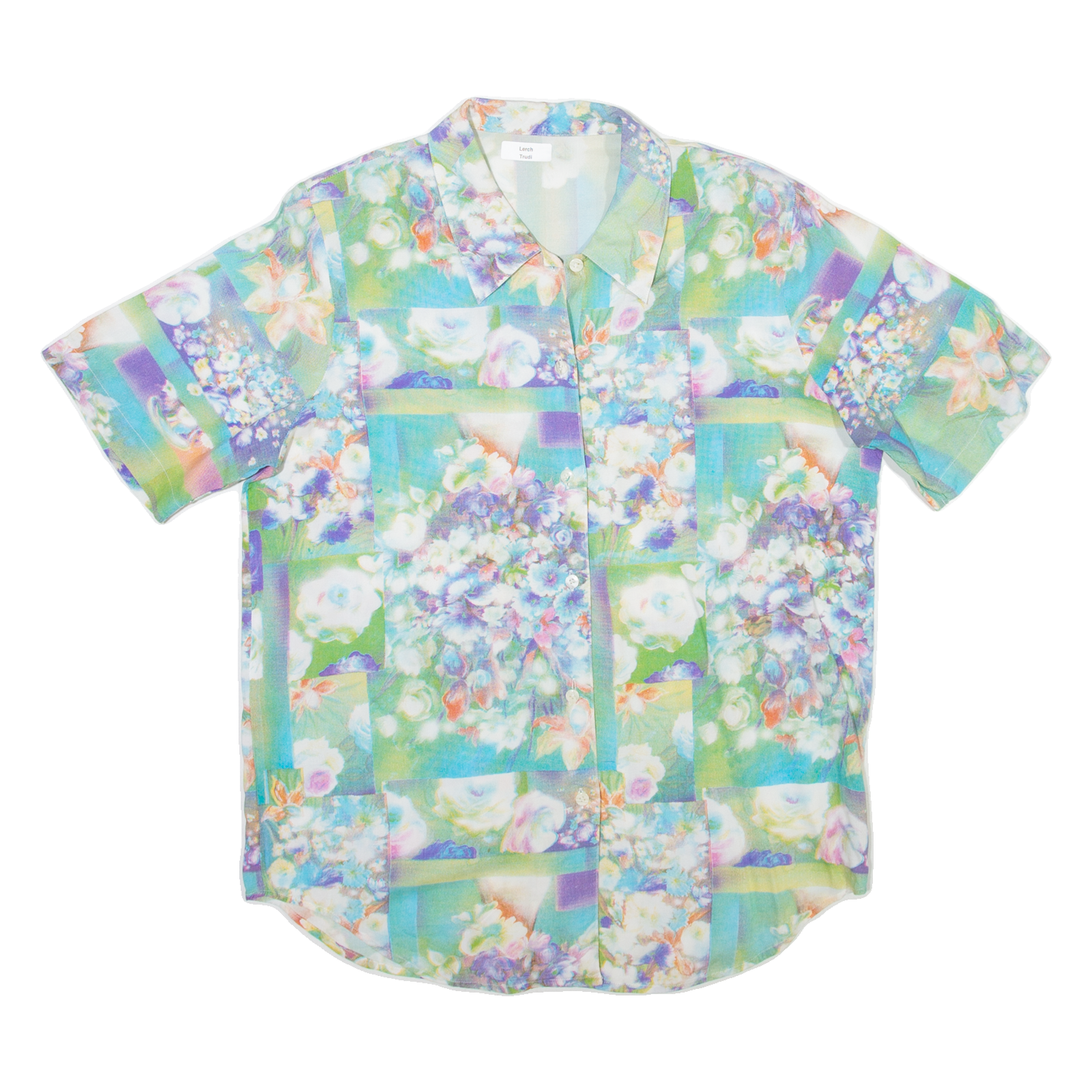 Womens Shirt Blue Floral M Refurbished - N/A refurbished available on Cerqular