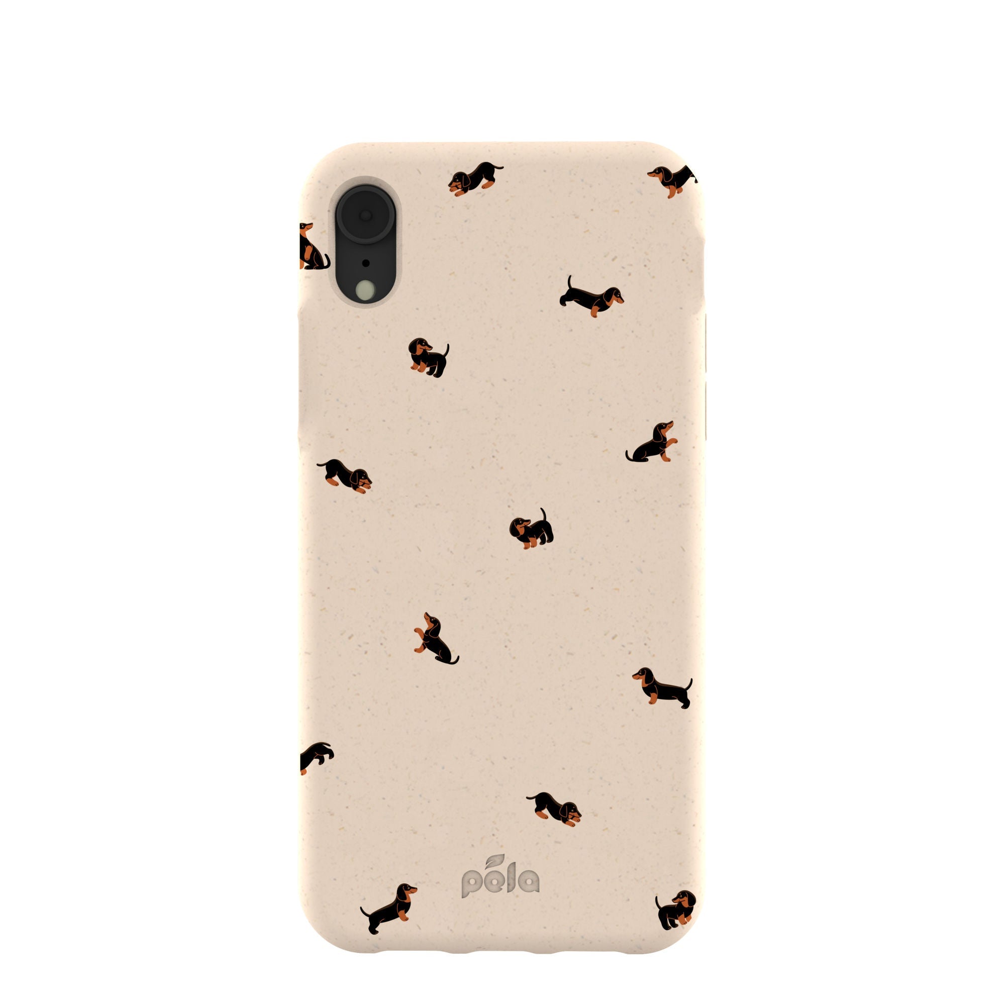 Seashell Lil Dachshunds iPhone XR Case Refurbished - Pela Case refurbished available on Cerqular