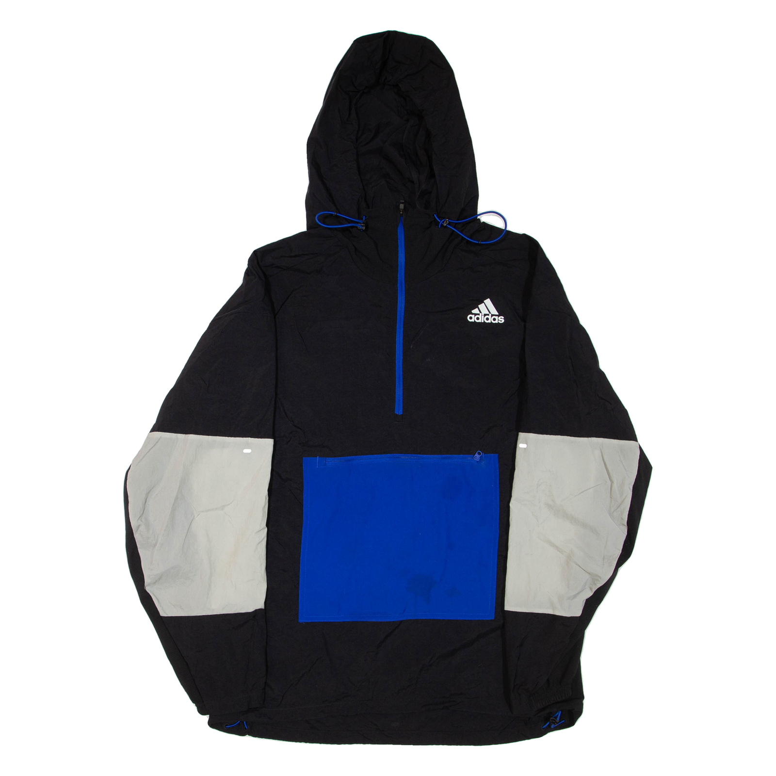 ADIDAS Mens Anorak Jacket Black Hooded S Refurbished - N/A refurbished available on Cerqular