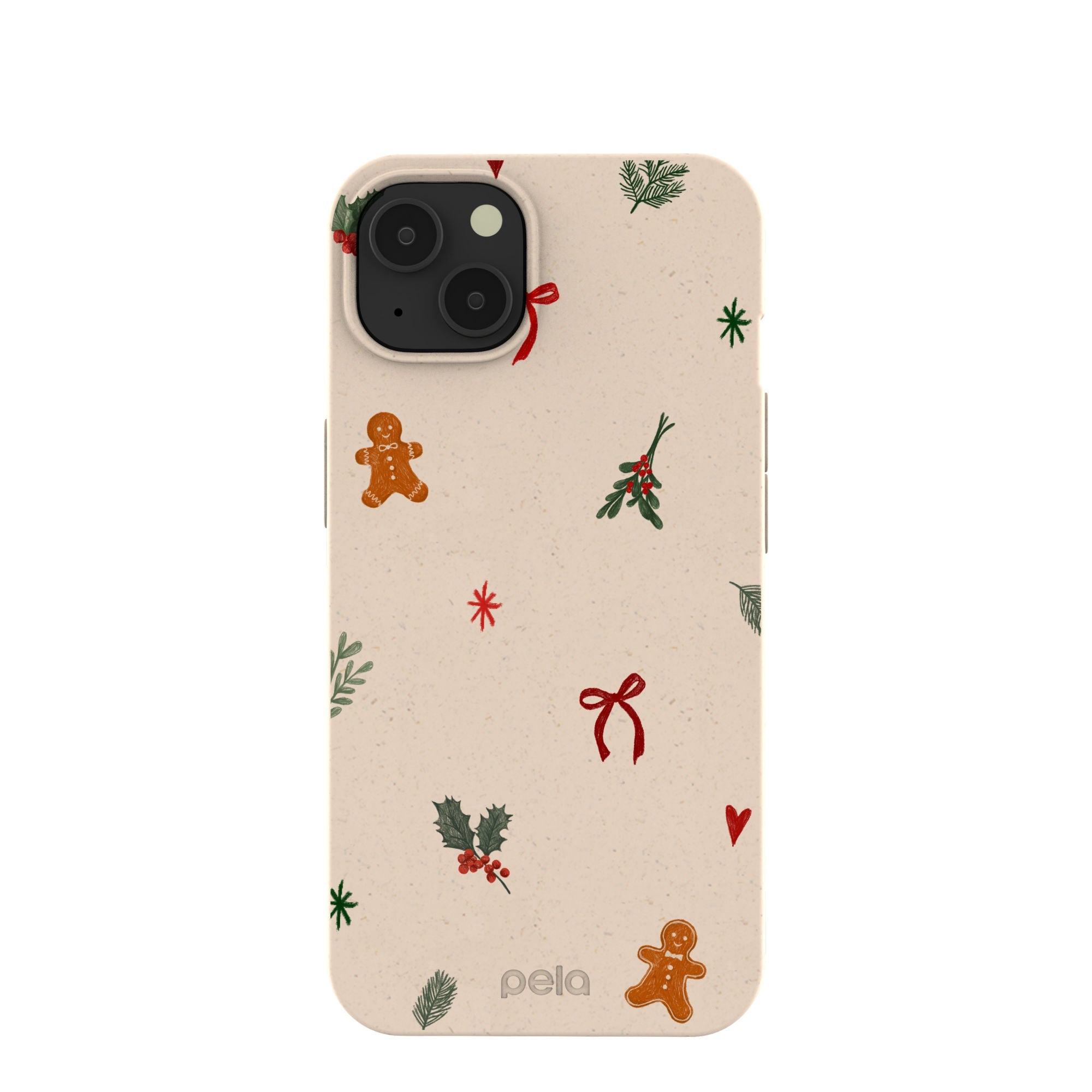 Seashell Be Merry iPhone 13 Case Refurbished - Pela Case refurbished available on Cerqular