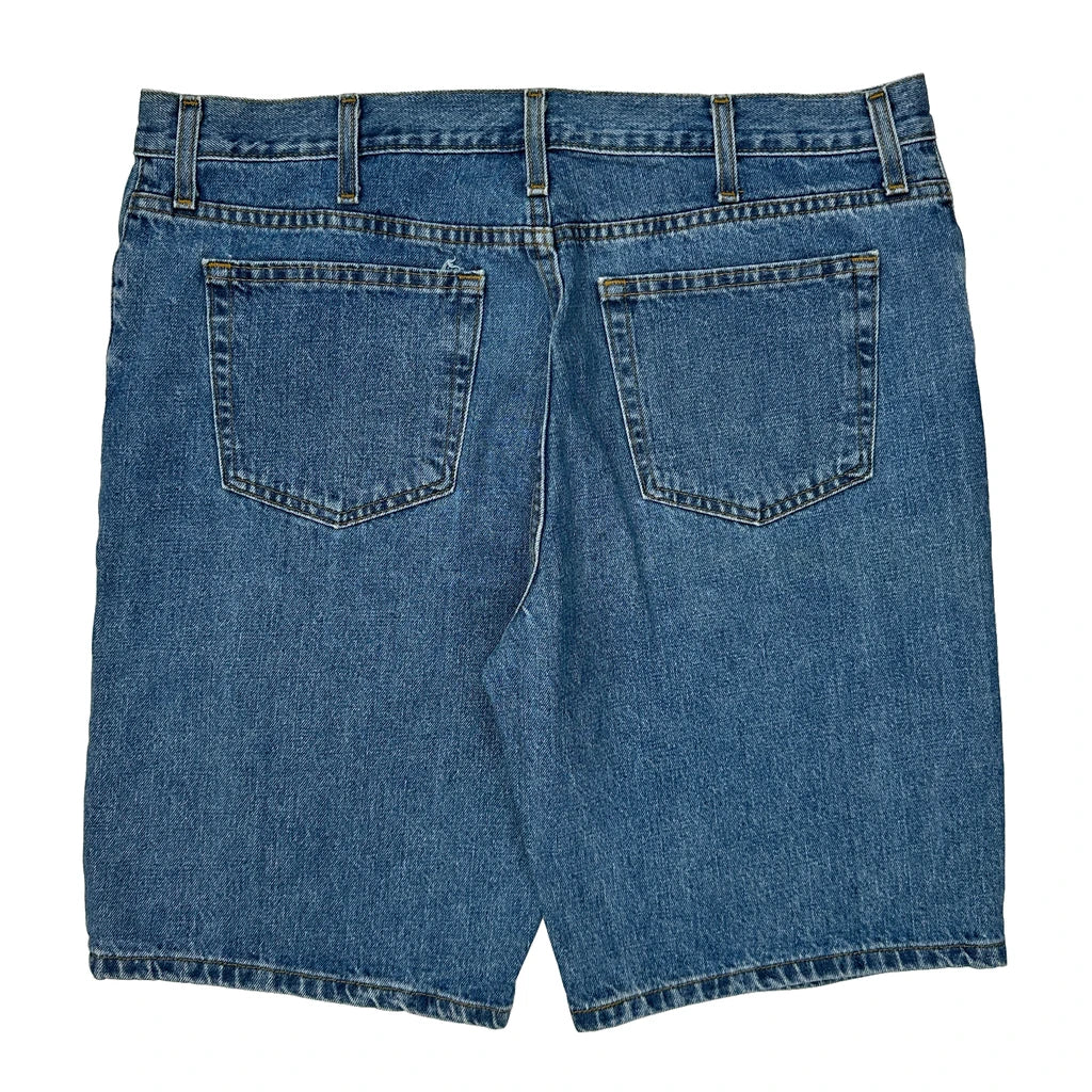 Buy Wrangler Denim Shorts - 38W 9L Blue Cotton Refurbished - $22.77 Wrangler Denim Shorts - 38W 9L Blue Cotton Refurbished - Thrifted (note: this is a term often used to describe second- refurbished available on Cerqular