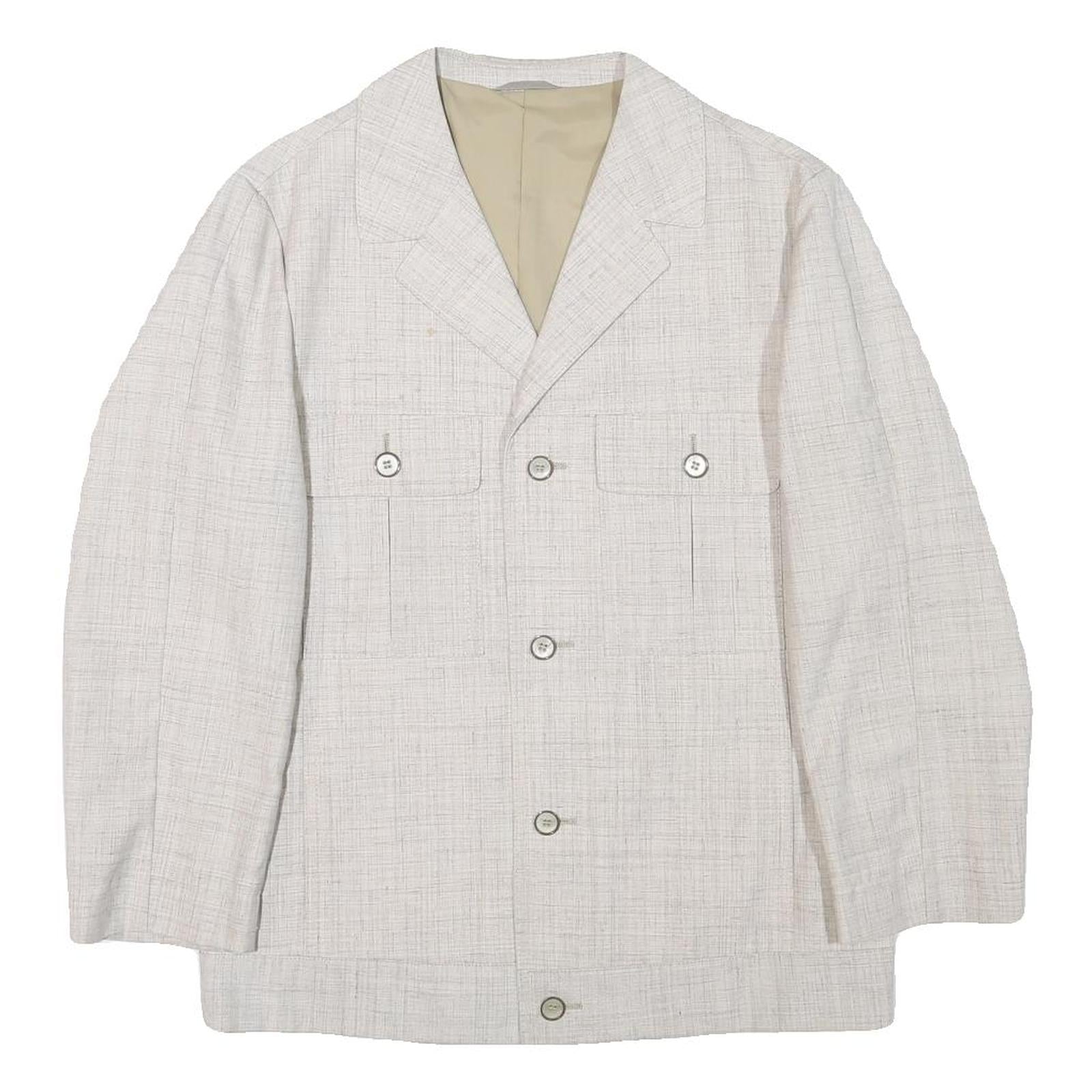 Buy SCHILD Mens Cream Button Linen Blend Tailored Jacket XS Plain Lightweight Refurbished - $48.09 SCHILD Mens Cream Button Linen Blend Tailored Jacket XS Plain Lightweight Refurbished - N/A refurbished available on Cerqular
