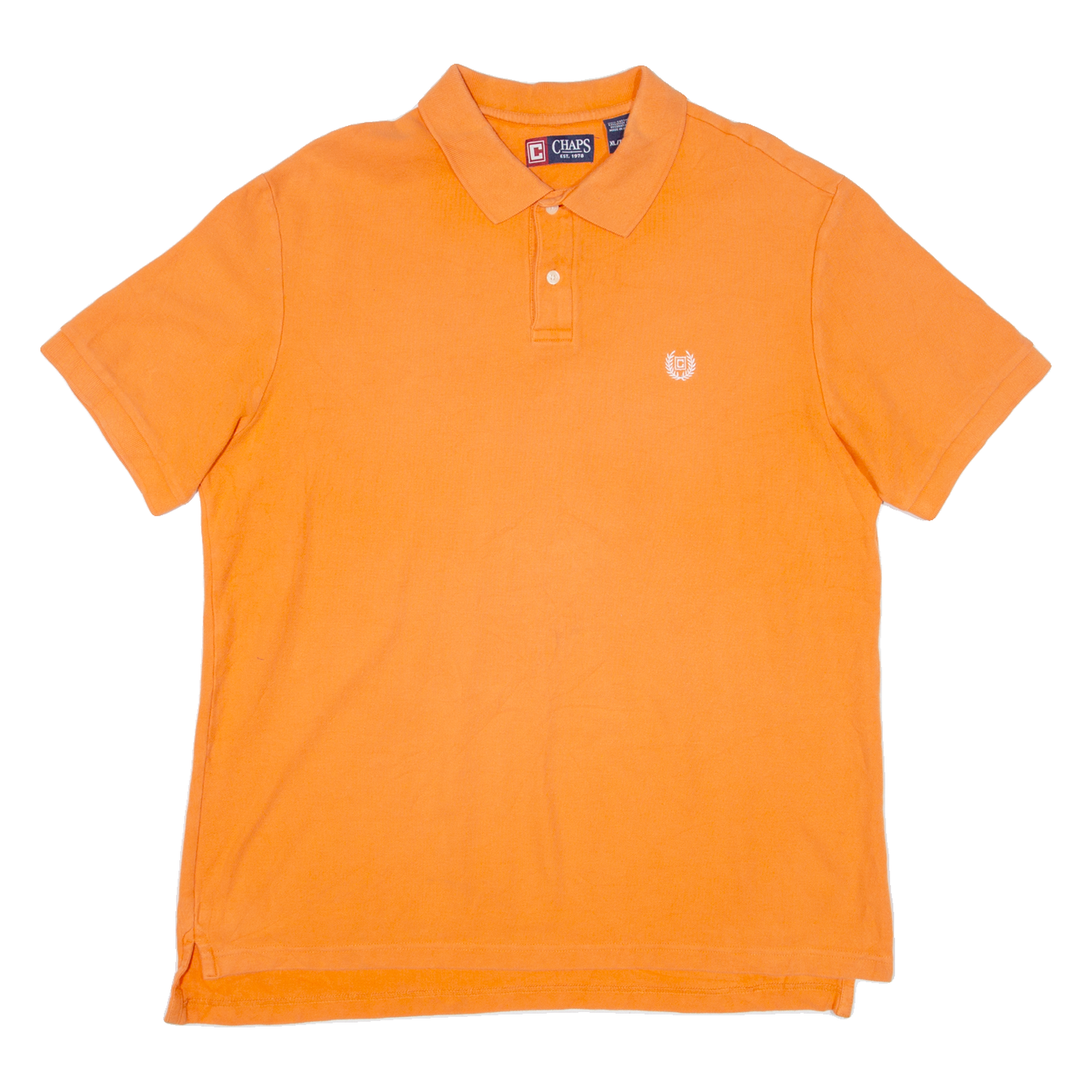 CHAPS Mens Polo Shirt Orange XL Refurbished - N/A refurbished available on Cerqular
