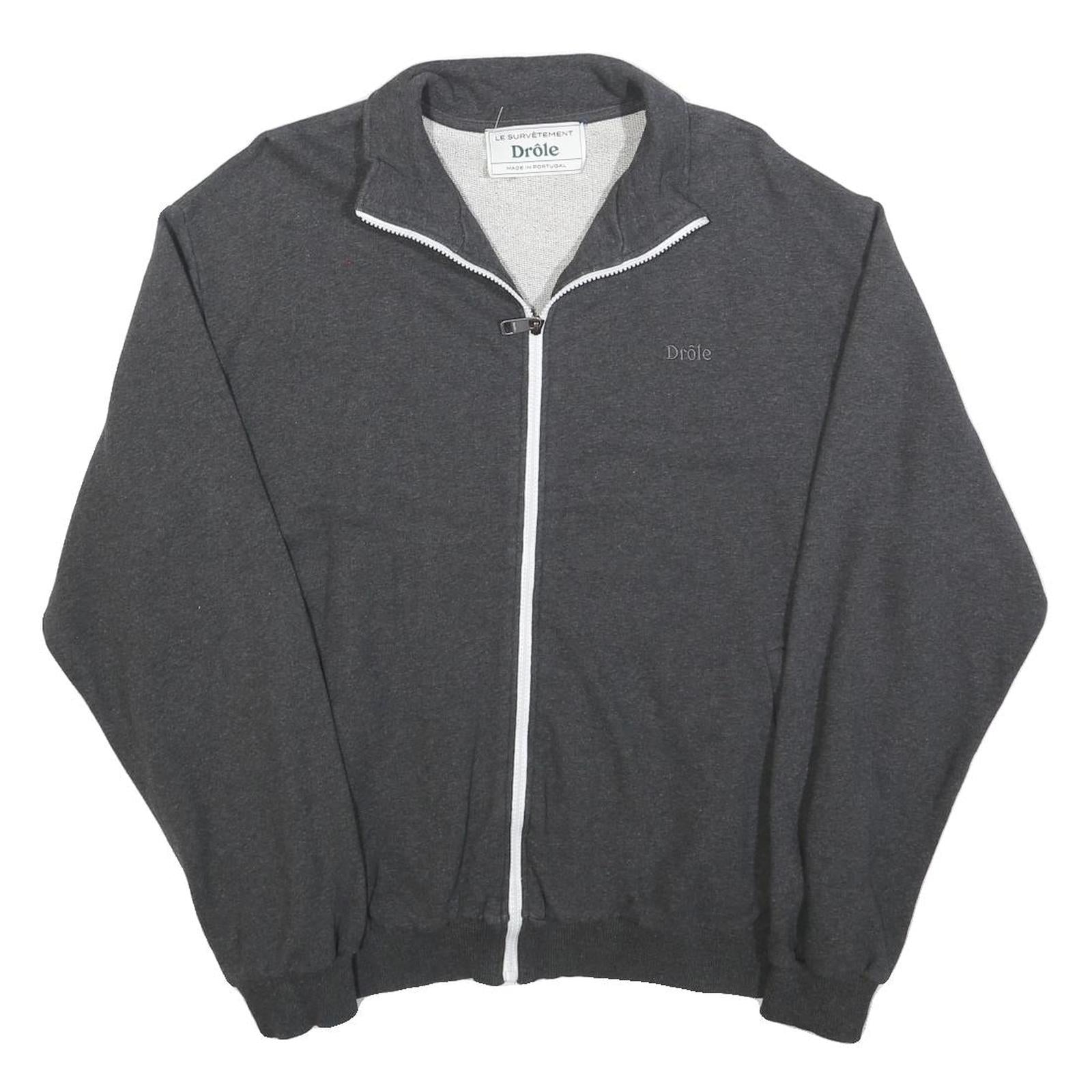 Buy DROLE Mens Charcoal Zip Up Jacket L Cotton Blend Plain Casual Zip Fastening Refurbished - $37.69 DROLE Mens Charcoal Zip Up Jacket L Cotton Blend Plain Casual Zip Fastening Refurbished - N/A refurbished available on Cerqular