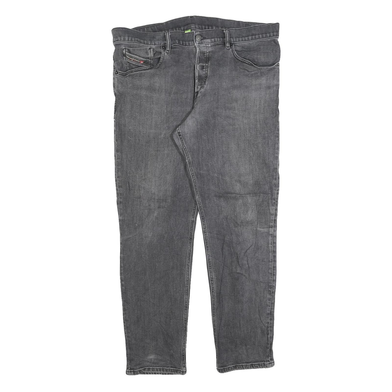 DIESEL Mens Jeans Grey Slim Skinny Denim Medium W38 L29 Stylish Zip Closure Refurbished - N/A refurbished available on Cerqular