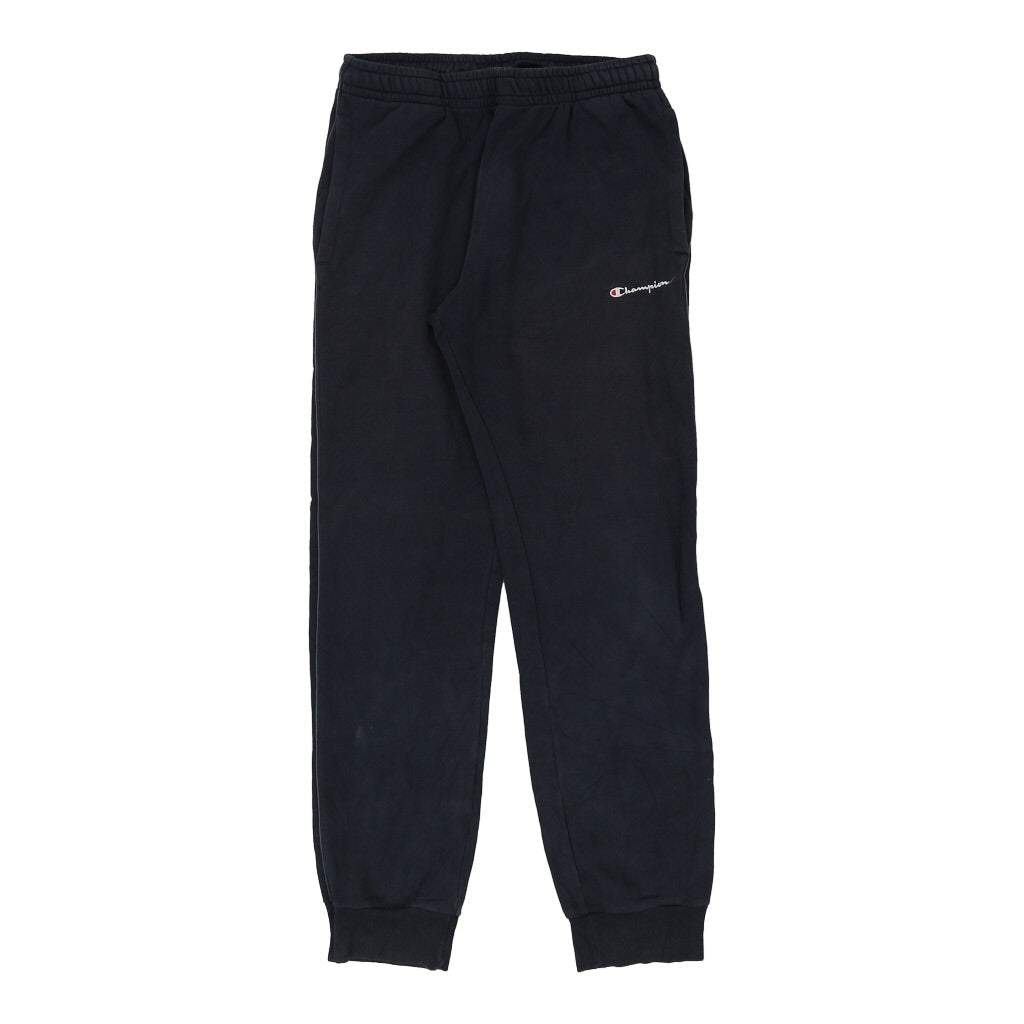 Champion Joggers - Small Navy Cotton Blend Refurbished - Thrifted (note: this is a term often used to describe second- refurbished available on Cerqular