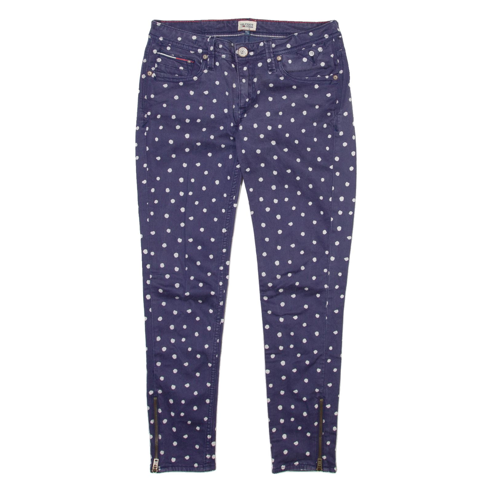 HILFIGER DENIM Womens Trousers Blue Slim Skinny W29 L27 Refurbished - N/A refurbished available on Cerqular