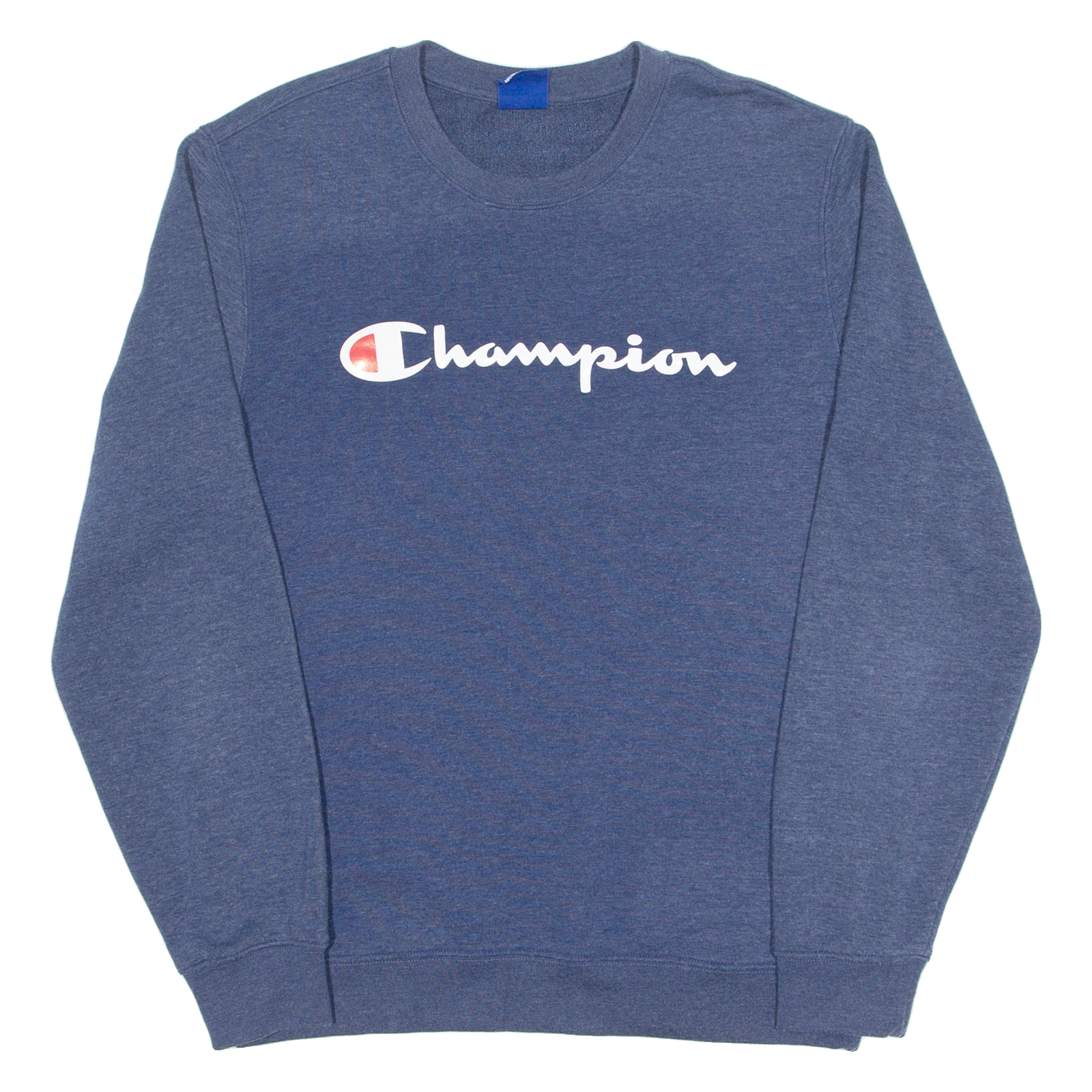 CHAMPION Mens Sweatshirt Blue Crew Neck L Refurbished - N/A refurbished available on Cerqular