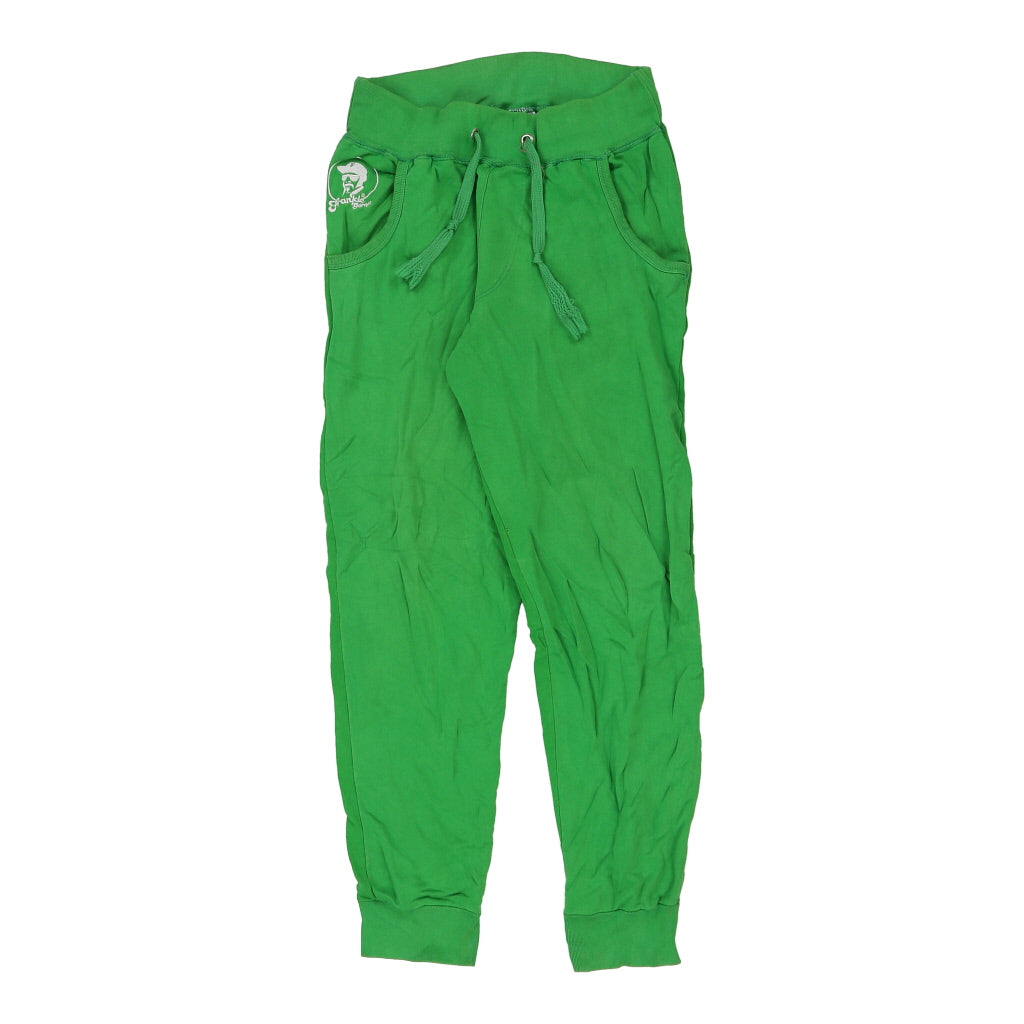 Frankie Garage Joggers - Medium Green Cotton Blend Refurbished - Thrifted (note: this is a term often used to describe second- refurbished available on Cerqular