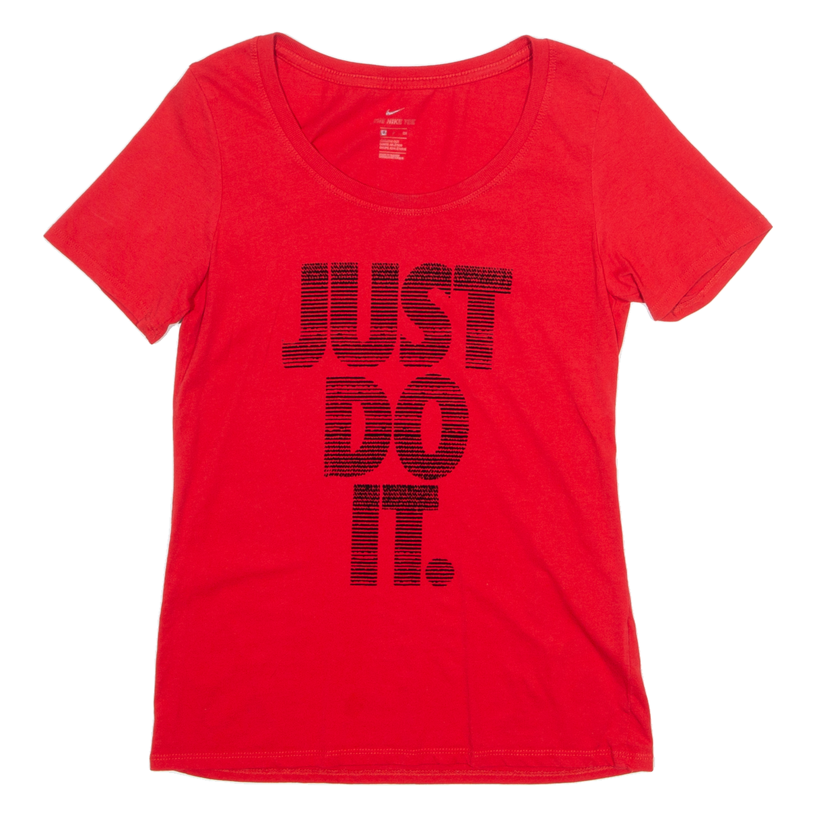 NIKE Just Do It. Womens T-Shirt Red S Refurbished - N/A refurbished available on Cerqular