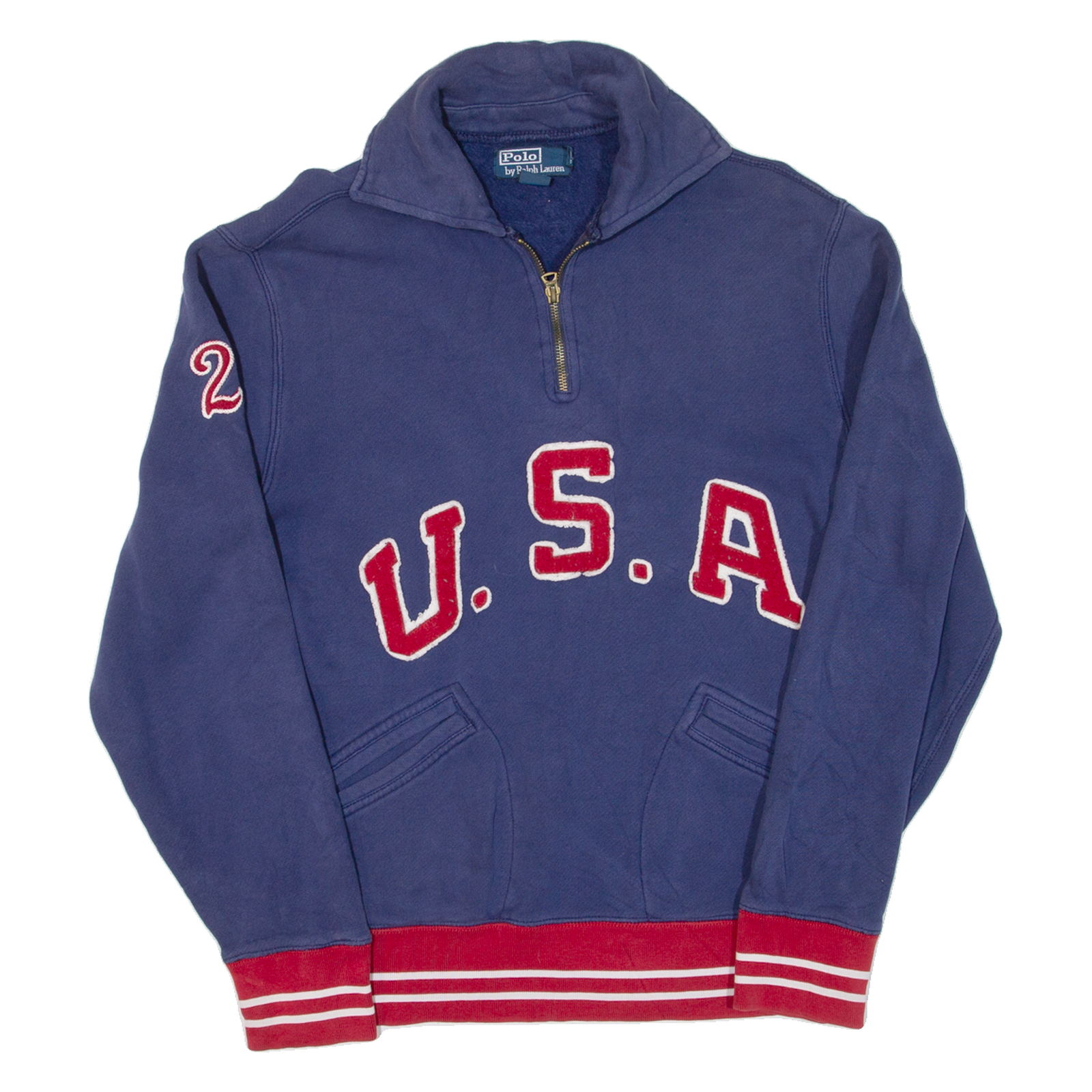 Buy POLO RALPH LAUREN U.s.a Mens Sweatshirt Blue 1/4 Zip USA M Refurbished - $189.79 POLO RALPH LAUREN U.s.a Mens Sweatshirt Blue 1/4 Zip USA M Refurbished - N/A refurbished available on Cerqular