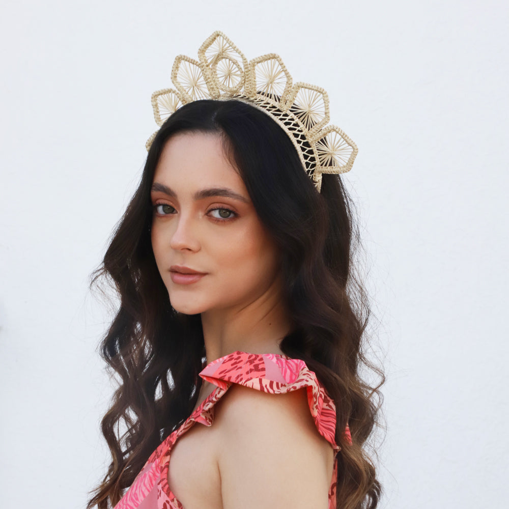 Buy Andrea Headband - Iraca palm Headpiece | Pack of 6: Per Unit Refurbished - $65.00 Andrea Headband - Iraca palm Headpiece | Pack of 6: Per Unit Refurbished - Apalma Handmade refurbished available on Cerqular