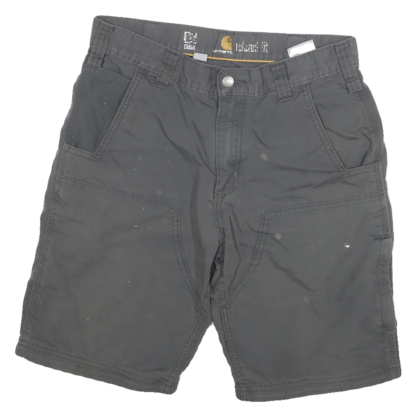 CARHARTT Mens Shorts Grey Casual Cotton Blend M W30 Workwear Utility Refurbished - N/A refurbished available on Cerqular