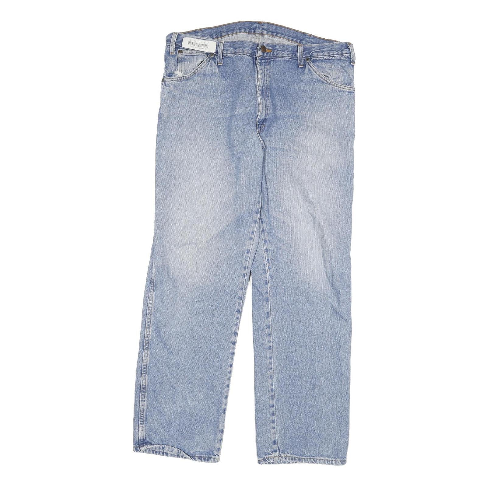 DICKIES Mens Jeans Blue Regular Straight Denim Medium W34 L29 Workwear Zip Refurbished - N/A refurbished available on Cerqular