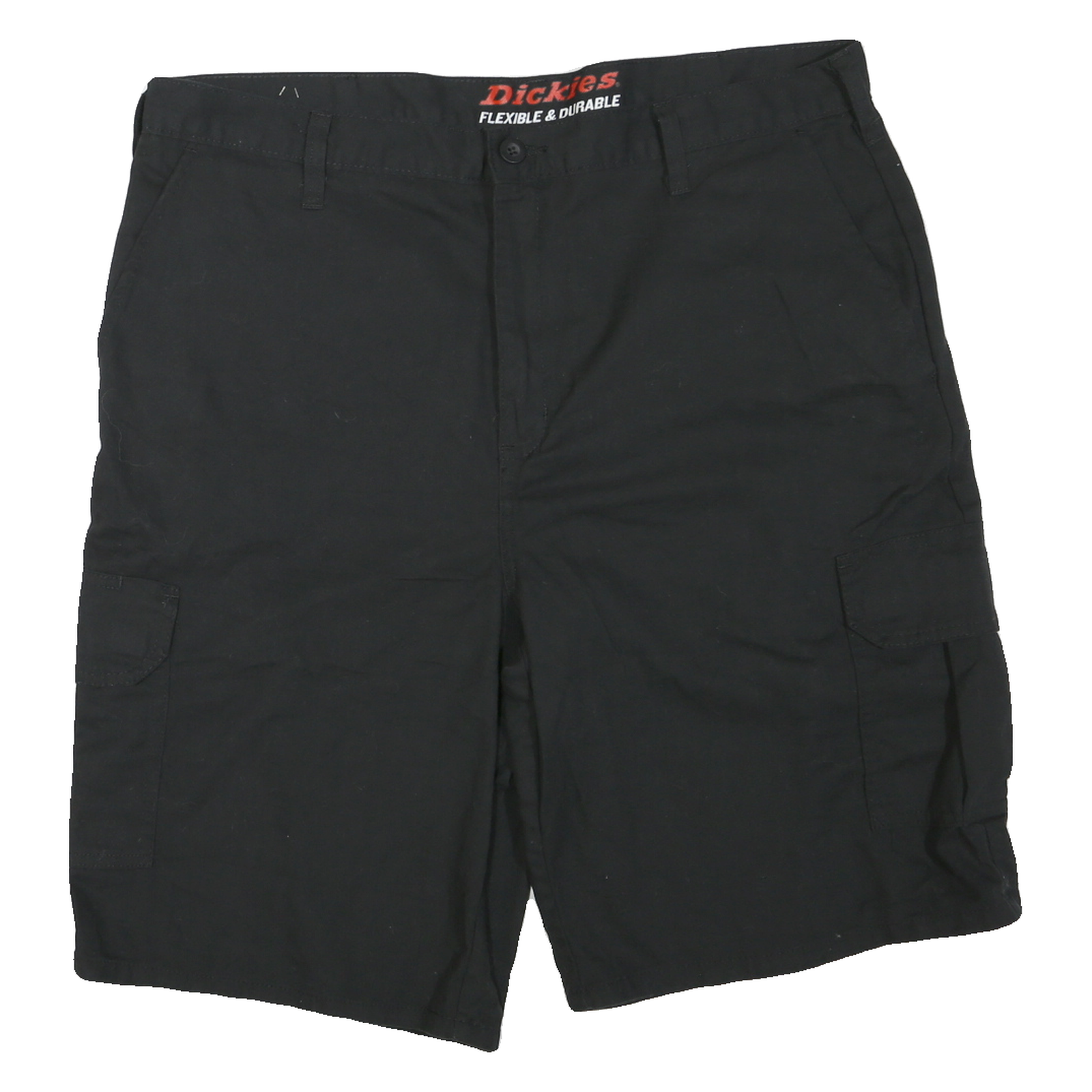 DICKIES Mens Shorts Black Cargo L W38 Workwear Durable Cotton Blend Refurbished - N/A refurbished available on Cerqular