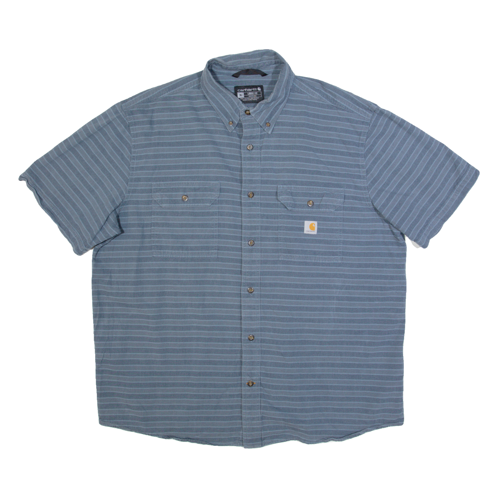 Buy CARHARTT Loose Fit Mens Shirt Blue Striped L Refurbished - $51.99 CARHARTT Loose Fit Mens Shirt Blue Striped L Refurbished - N/A refurbished available on Cerqular