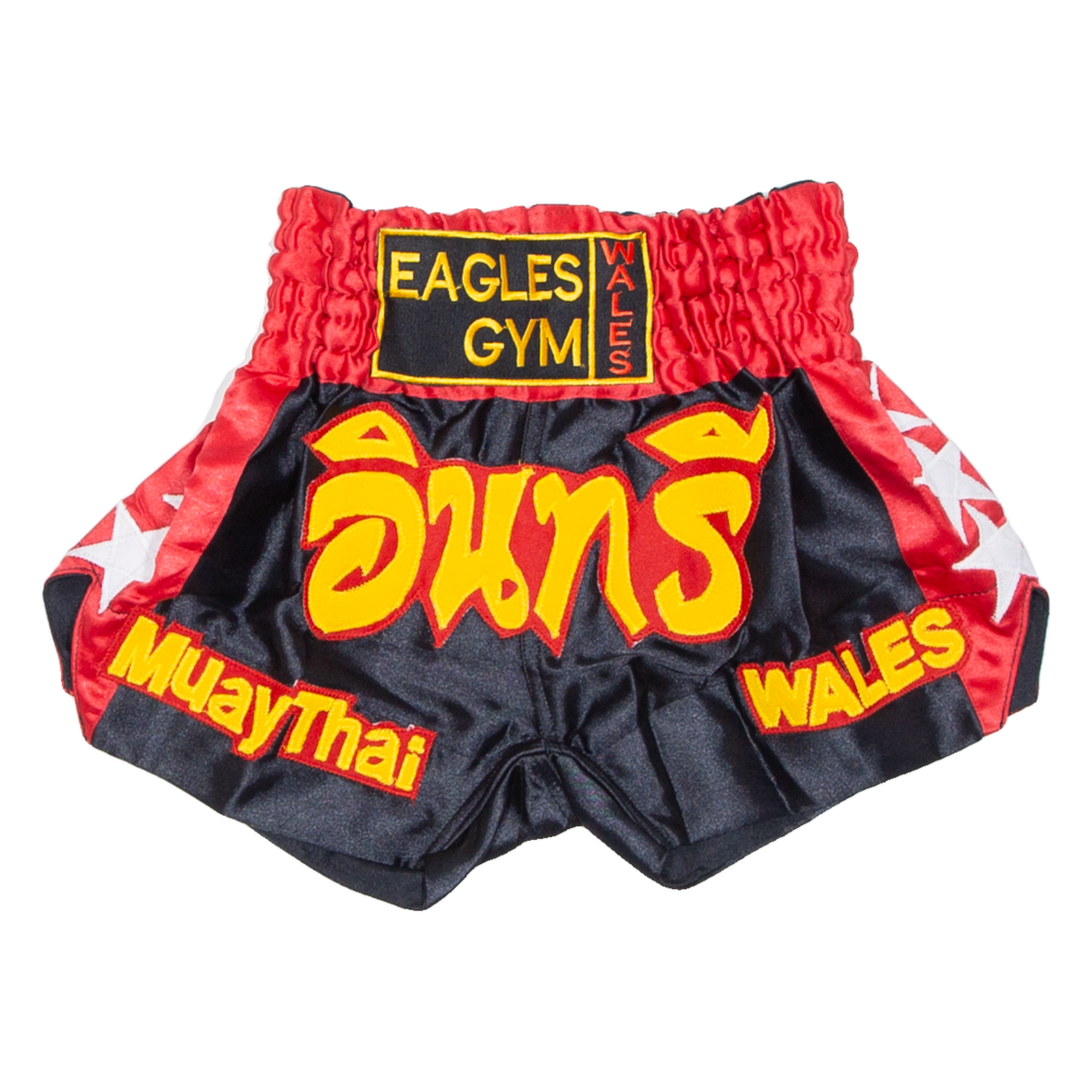 EAGLES GYM WALES Thai Boxing Mens Sports Shorts Red Relaxed S W20 Refurbished - N/A refurbished available on Cerqular