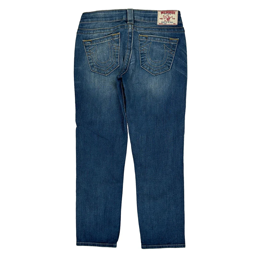 True Religion Skinny Jeans - 28W UK 6 Blue Denim Refurbished - Thrifted (note: this is a term often used to describe second- refurbished available on Cerqular