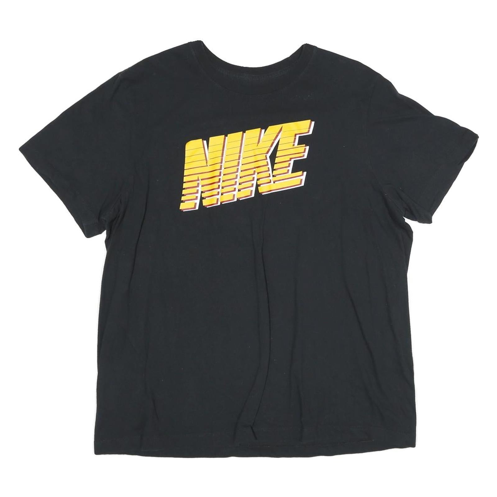 Buy NIKE Mens Black Nike Logo Graphic T-Shirt XL Short Sleeve Crew Neck Sportswear Refurbished - $25.99 NIKE Mens Black Nike Logo Graphic T-Shirt XL Short Sleeve Crew Neck Sportswear Refurbished - N/A refurbished available on Cerqular