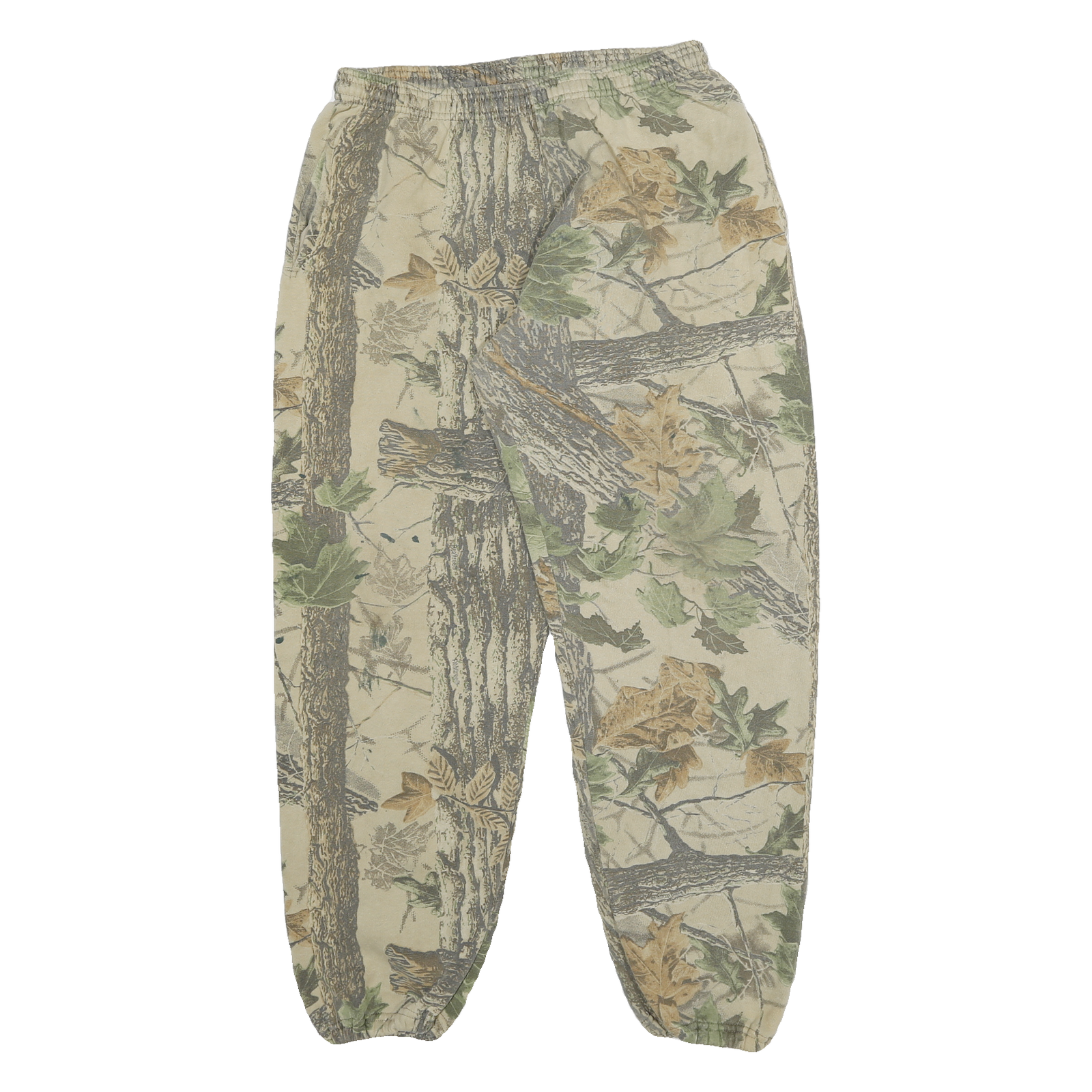 Mens Joggers Beige Camouflage L W28 L29 Casual Cotton Blend Elastic Waist Refurbished - N/A refurbished available on Cerqular