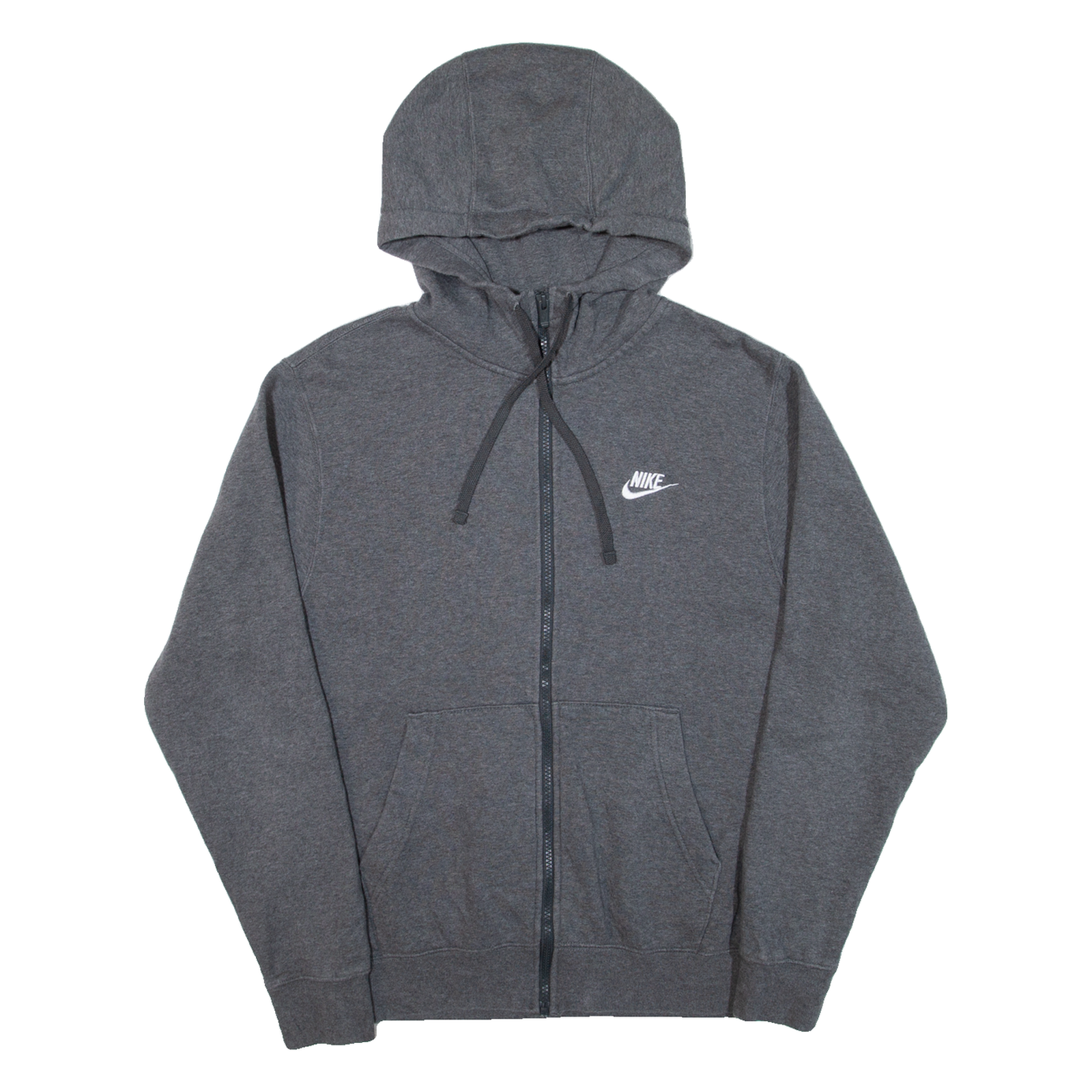 NIKE Mens Grey Hoodie Full Zip S Refurbished - N/A refurbished available on Cerqular