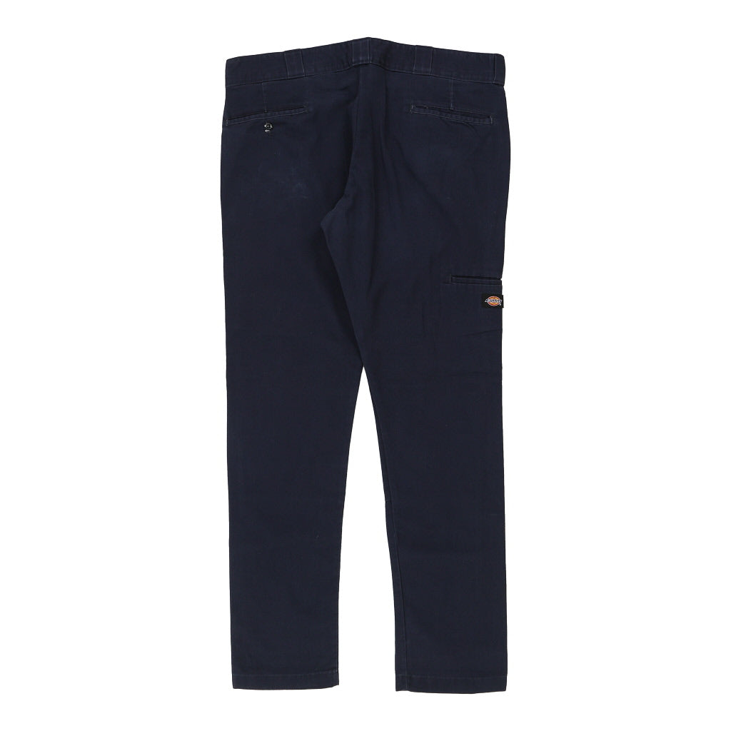 Dickies Trousers - 38W 33L Navy Cotton Blend Refurbished - Thrifted (note: this is a term often used to describe second- refurbished available on Cerqular