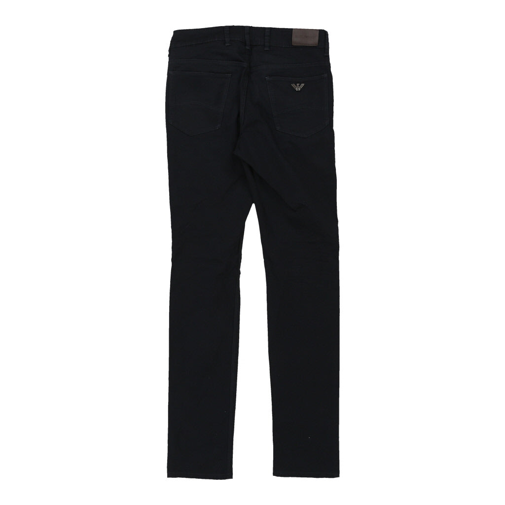 Age 14 Emporio Armani Trousers - 31W 32L Navy Cotton Refurbished - Thrifted (note: this is a term often used to describe second- refurbished available on Cerqular